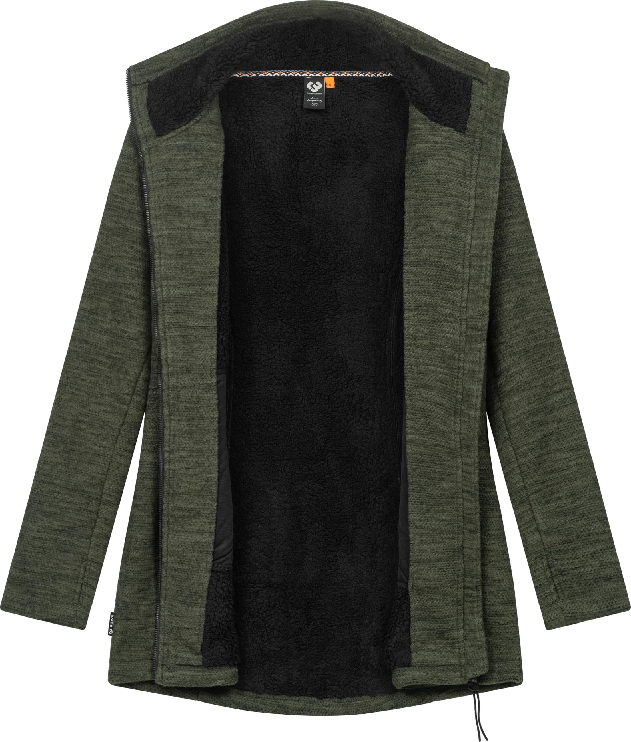 Ragwear Kapuzensweatjacke »Strickjacke Miram Melange«