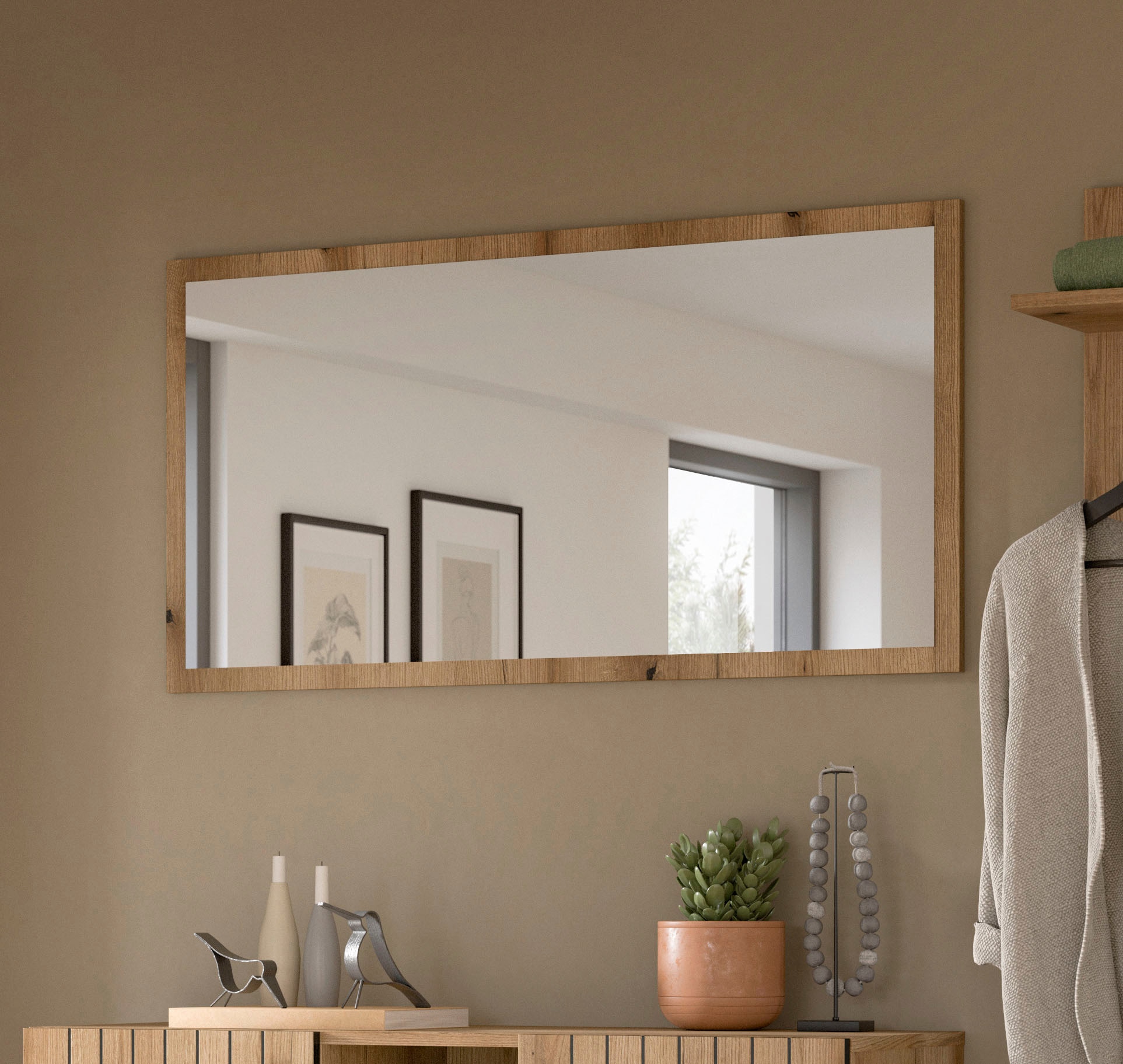 INOSIGN Spiegel »TATIO,106x55x2 cm, große Spiegelfläche« Garderobenspiegel, Flurspiegel