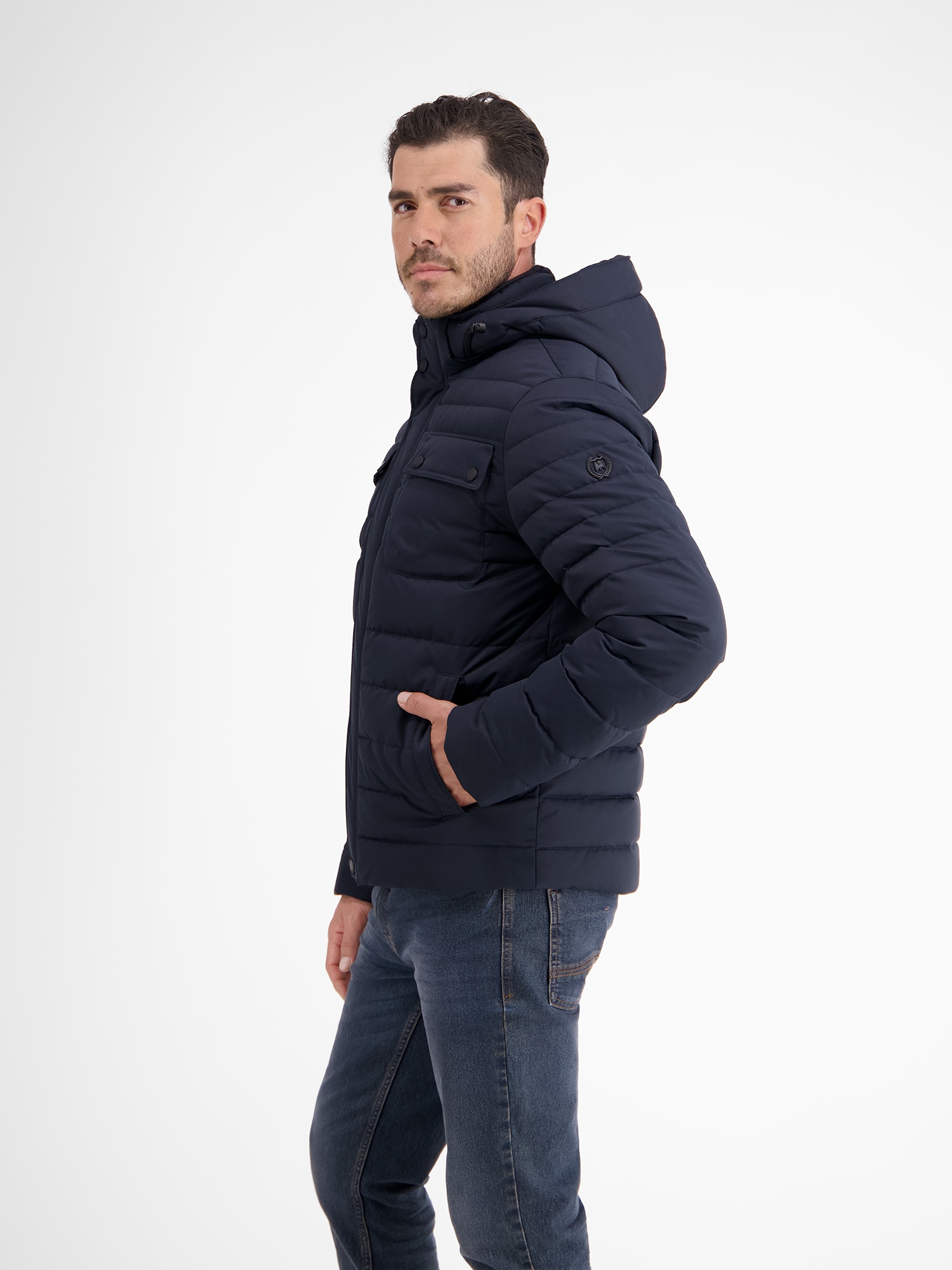 LERROS Steppjacke »LERROS«, mit Kapuze, Wasserabweisend, atmungsaktiv