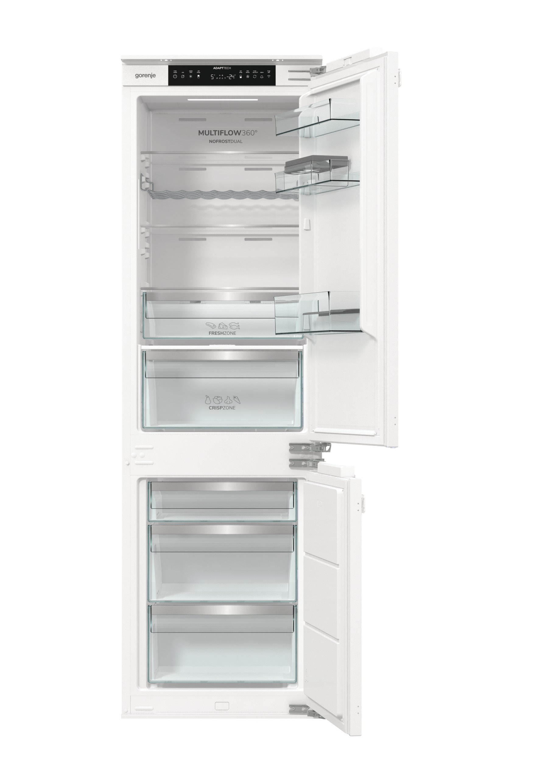 GORENJE Einbaukühlgefrierkombination »NRKI517C62WF«
