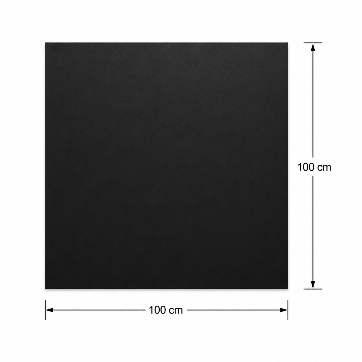 Hanseatic Bodenschutzplatte »für Kaminöfen Quadrat 100 Stahl« 1 Stk. tlg. Stahl-Quadrat, 100 x 100 cm, 2mm Stärke, schwarz, zum Funkenschutz