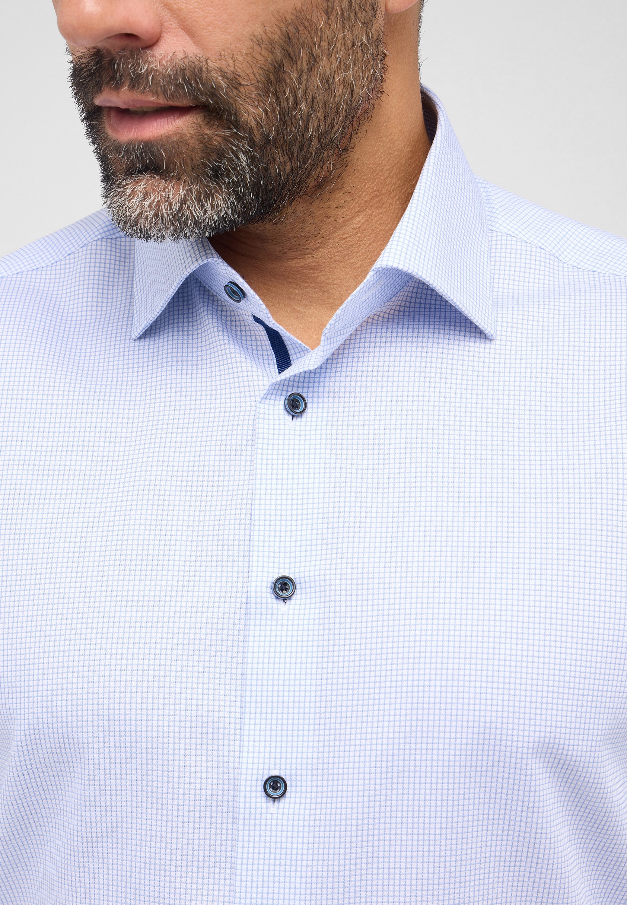 Eterna Langarmhemd »MODERN FIT«, NON IRON (bügelfrei)