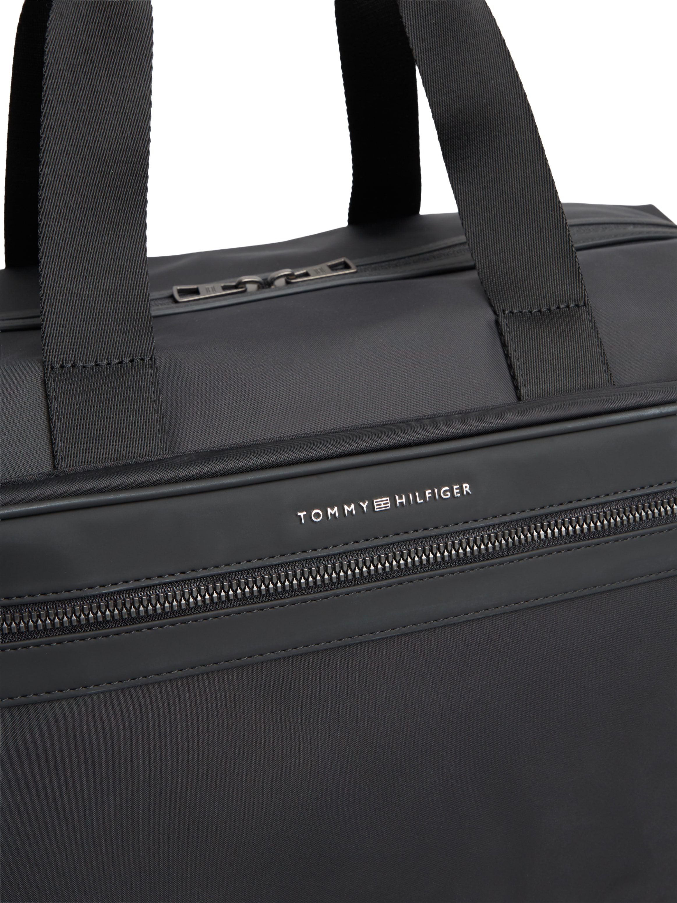 Tommy Hilfiger Weekender »TH REPREVE DUFFLE« Unisex Reisetasche, Geschäftstasche mit breitem Logo-Textilband