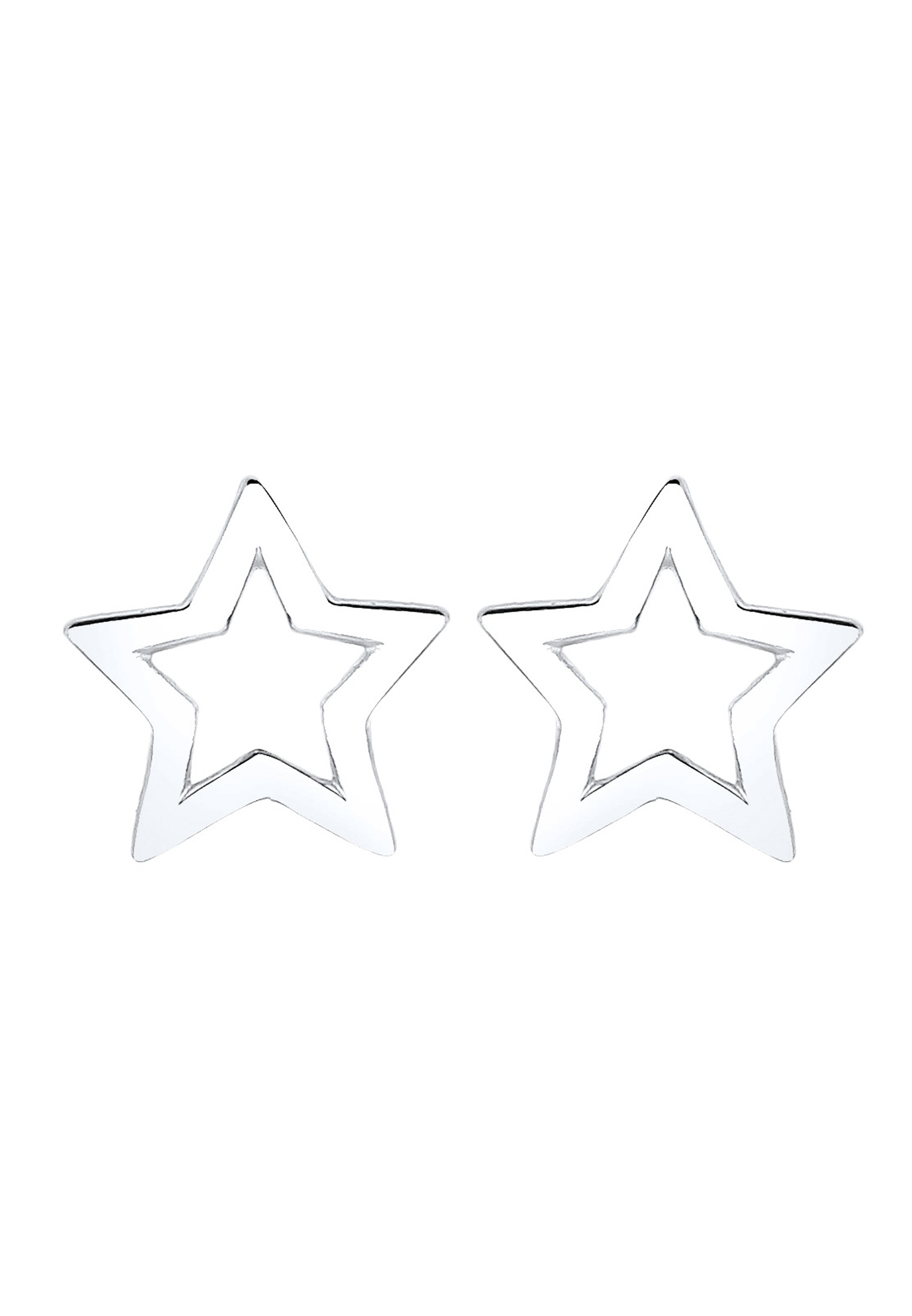 Elli Paar Ohrstecker »Ohrringe Stecker Stern Trend Astro 925 Silber«
