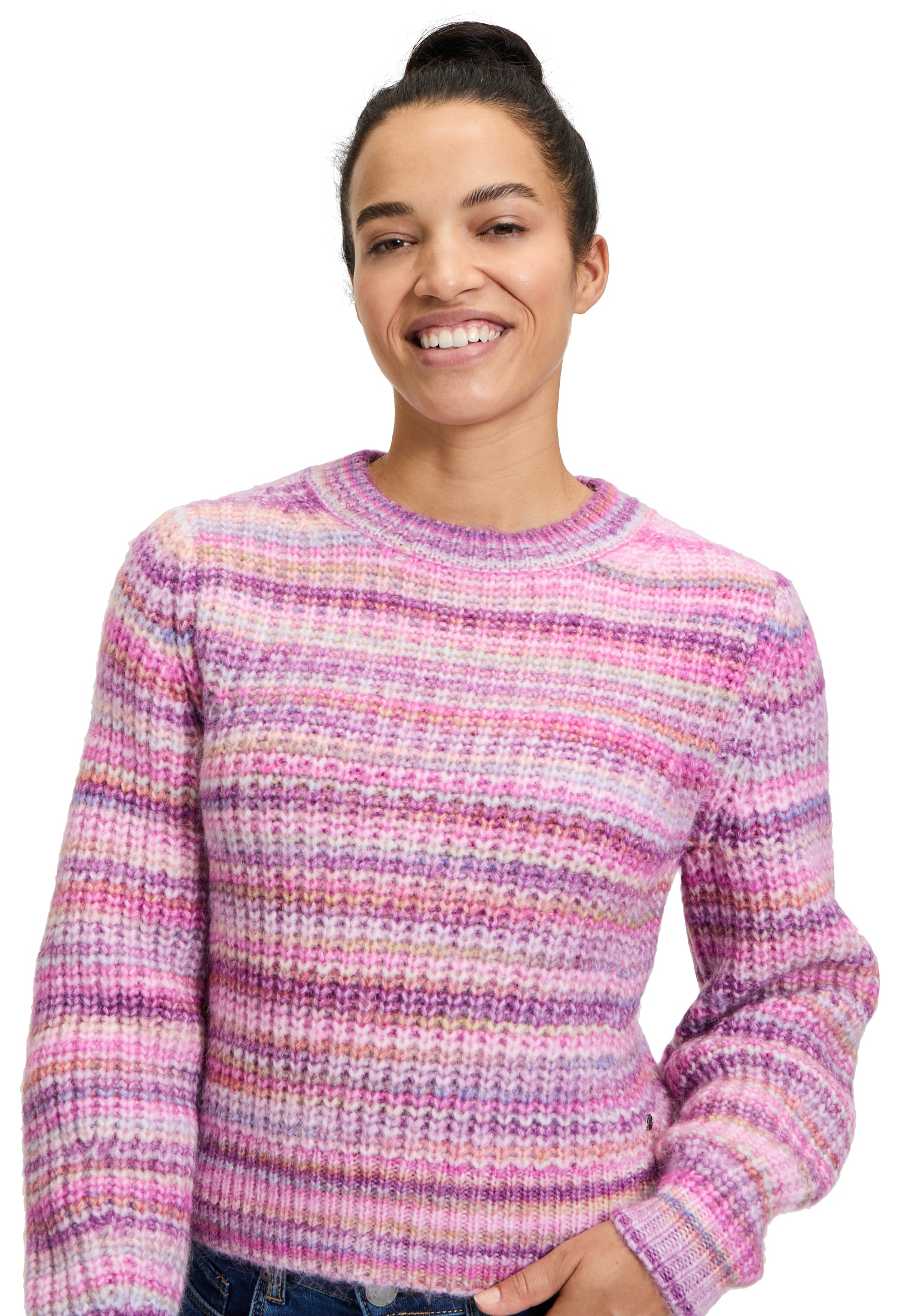 Betty&Co Strickpullover »Strickpullover mit Effektgarn«