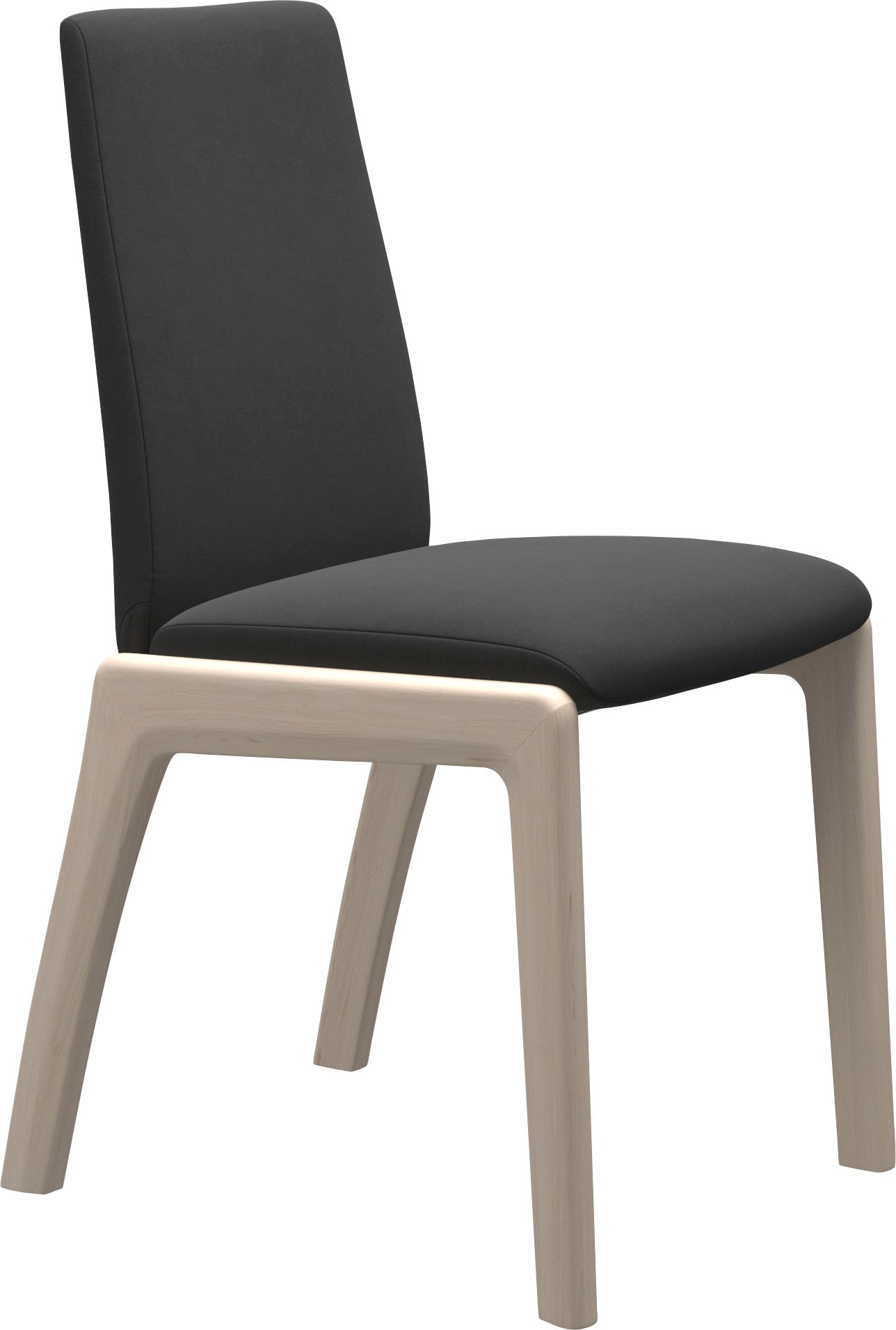 Stressless® Polsterstuhl »Laurel«, Microfaser DINAMICA, Low Back, Größe M, mit abgerundeten Beinen in Eiche gekalkt