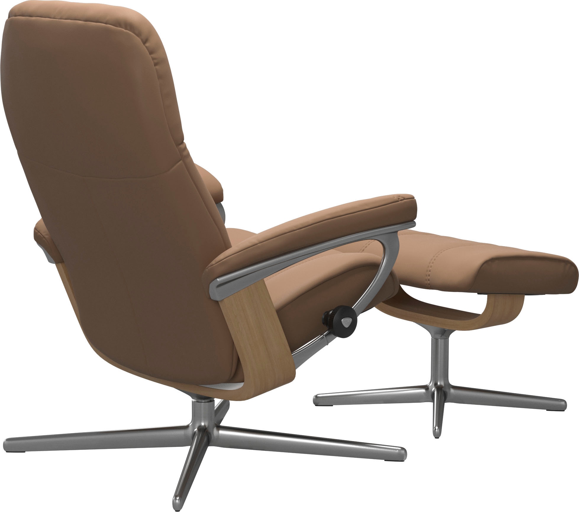 Stressless® Fußhocker »Consul«, mit Cross Base, Größe S, M & L, Holzakzent Eiche