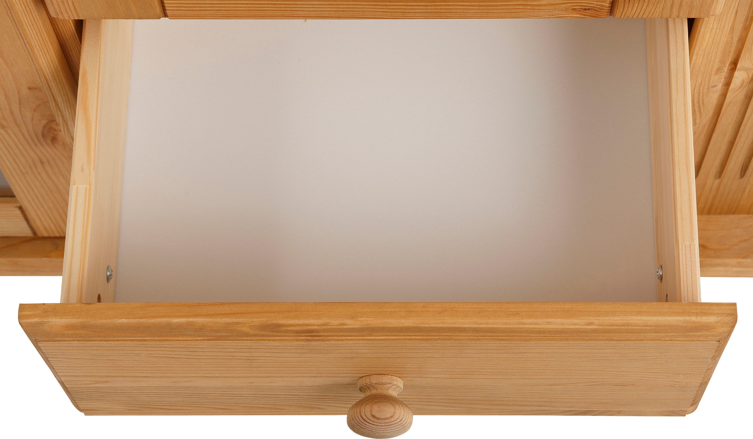 Home affaire Highboard »Adele«, Stauraumschrank, 2-türig, Höhe 135 cm, aus massiver Kiefer, FSC®