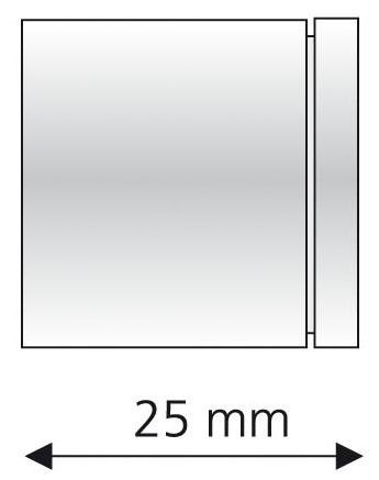 Liedeco Wandbefestigung für Gardinenstangen Ø 16 mm