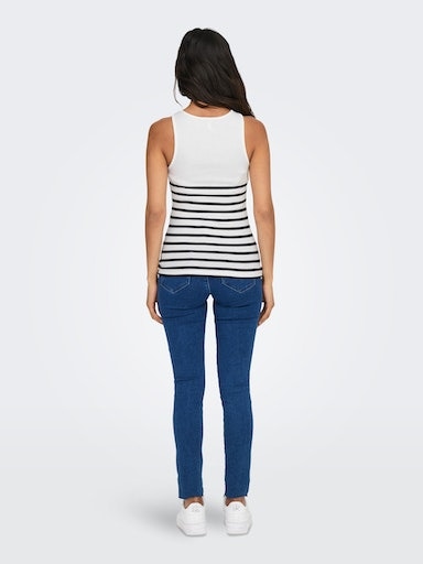 ONLY Tanktop »ONLKENYA RIB STRIPE TANK TOP CS JRS«