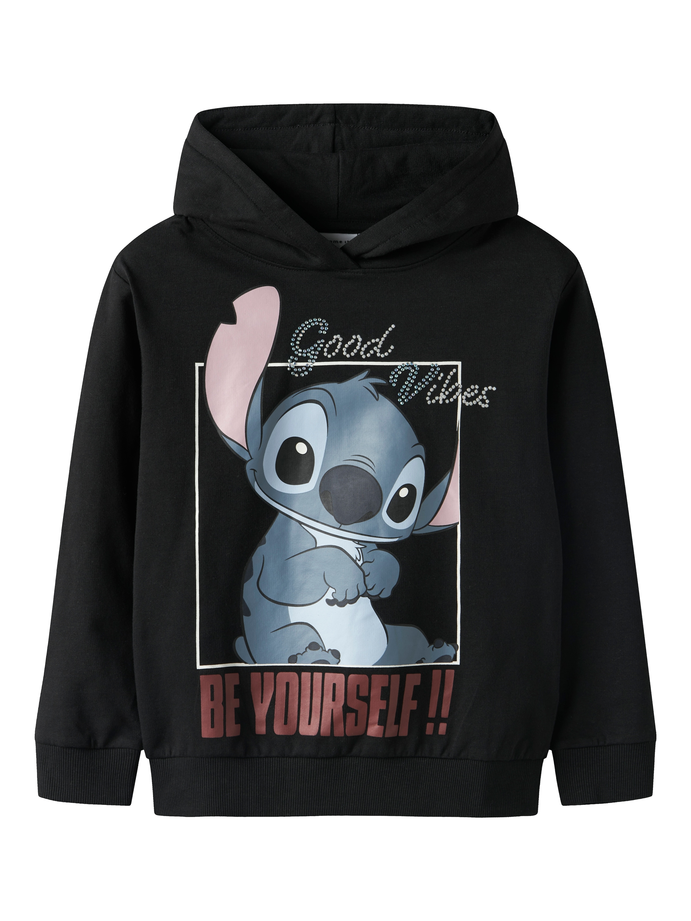 Name It Kapuzensweatshirt »NKFDYS STITCH NREG SWEAT WH BRU WDI«
