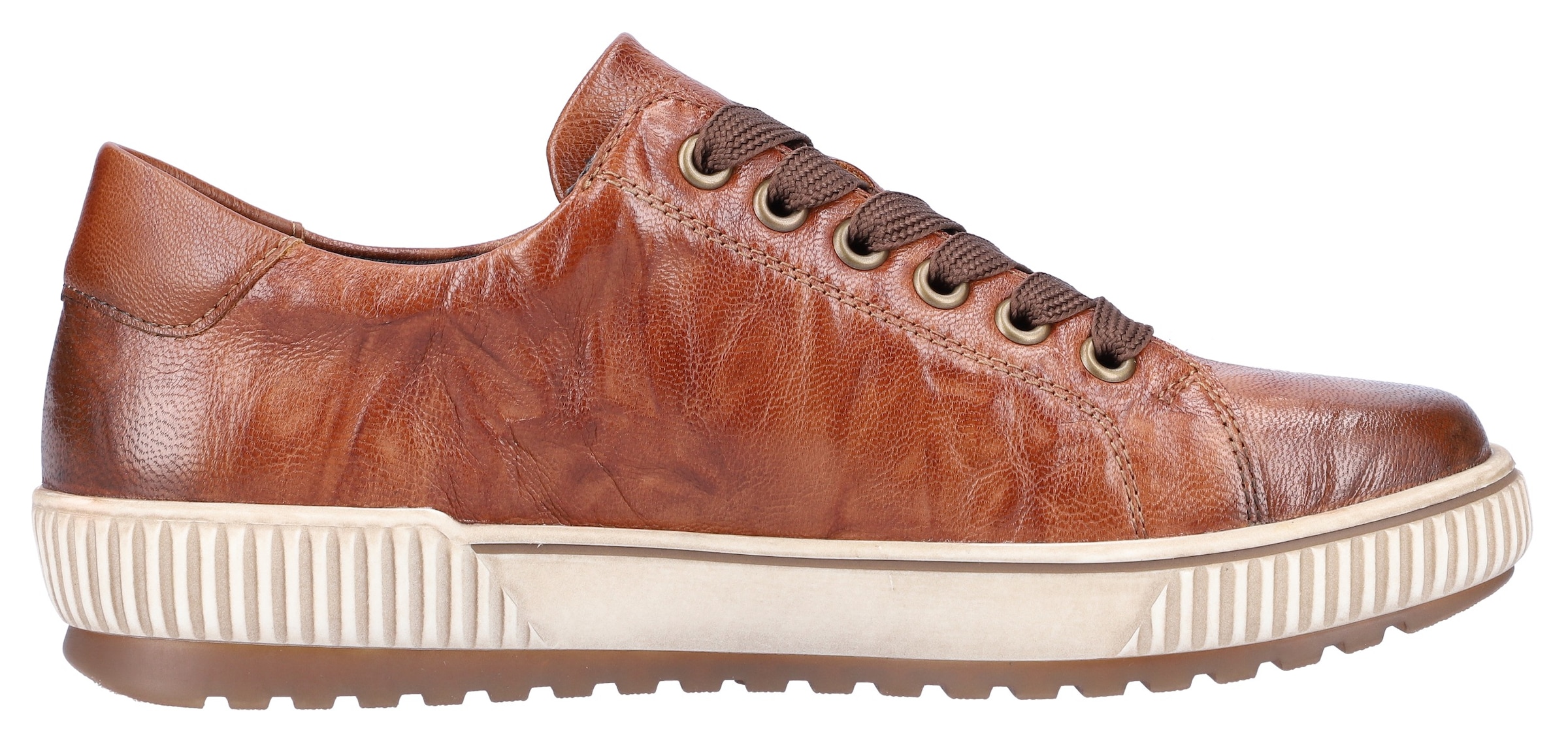 Remonte Plateausneaker, Freizeitschuh, Halbschuh, Schnürschuh mit Außenreißverschluss