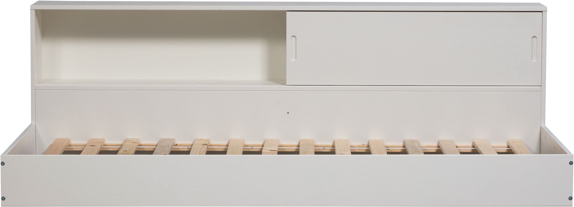 WOOOD Stauraumbett »Carter FSC®-Kiefernholz mit integriertem Stauraum H67 x B207 x T118 cm« Matratzenmaß 90x200 cm, Tragkraft 100 kg, Schutzlackierte Oberfläche