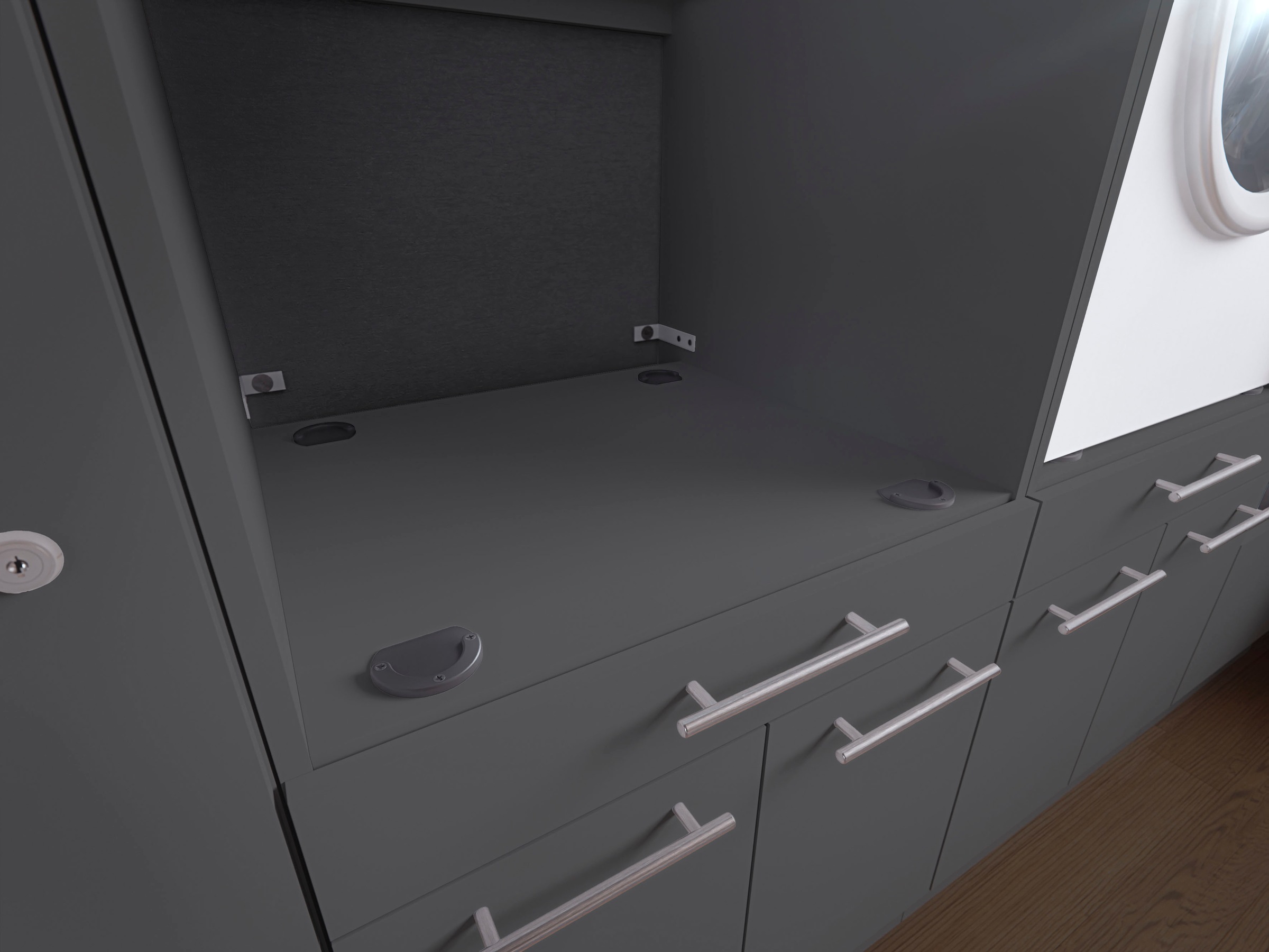 Laundreezy »Laundreezy, 11-tlg. Mehrzweckschrank-Set B/H/T 285/200/68 cm« 11 Stk. tlg.