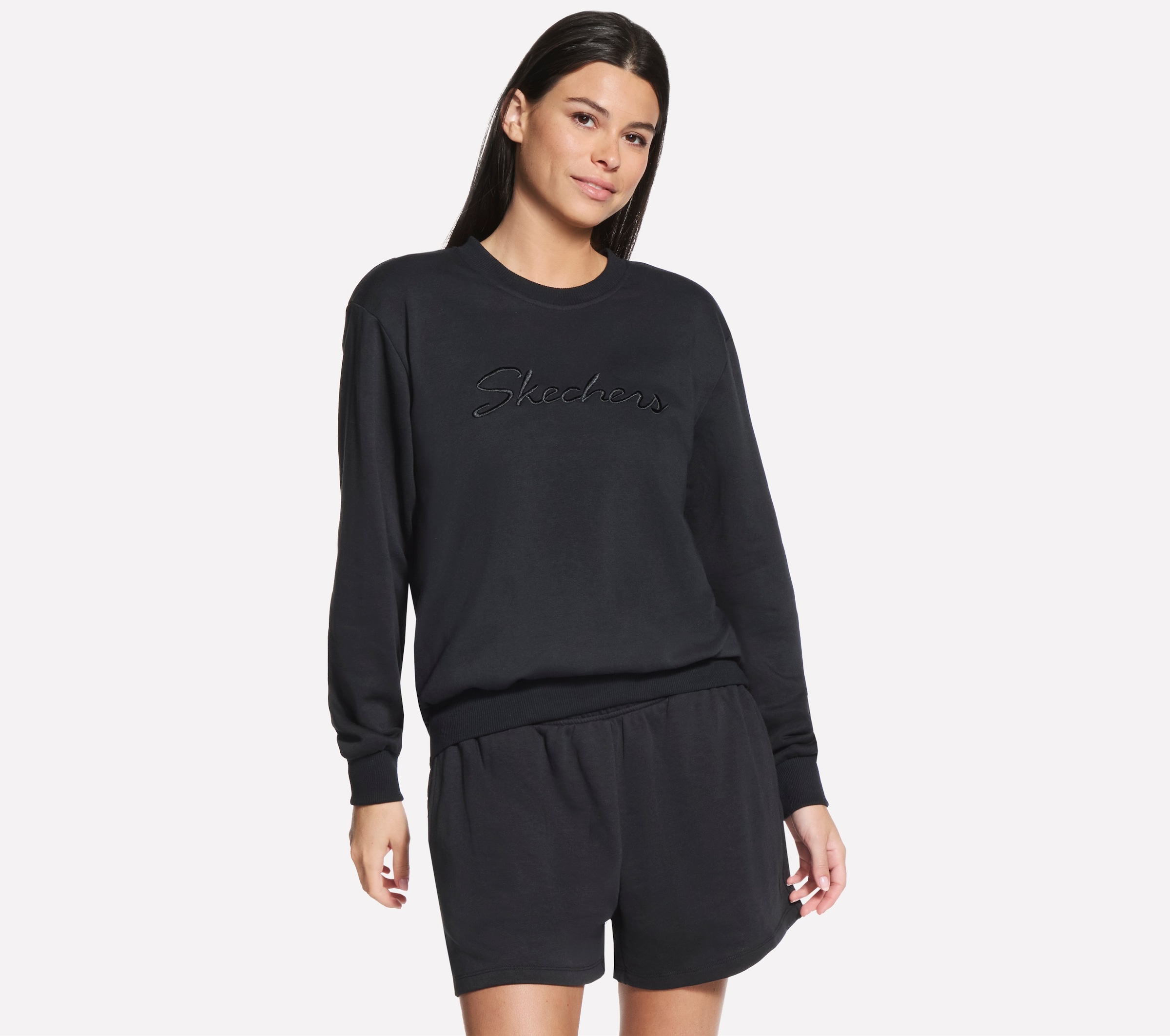 Skechers Sweatshirt »SKECHERS SIGNATURE CREW«, aus Baumwolle und Polyester, für Erwachsene
