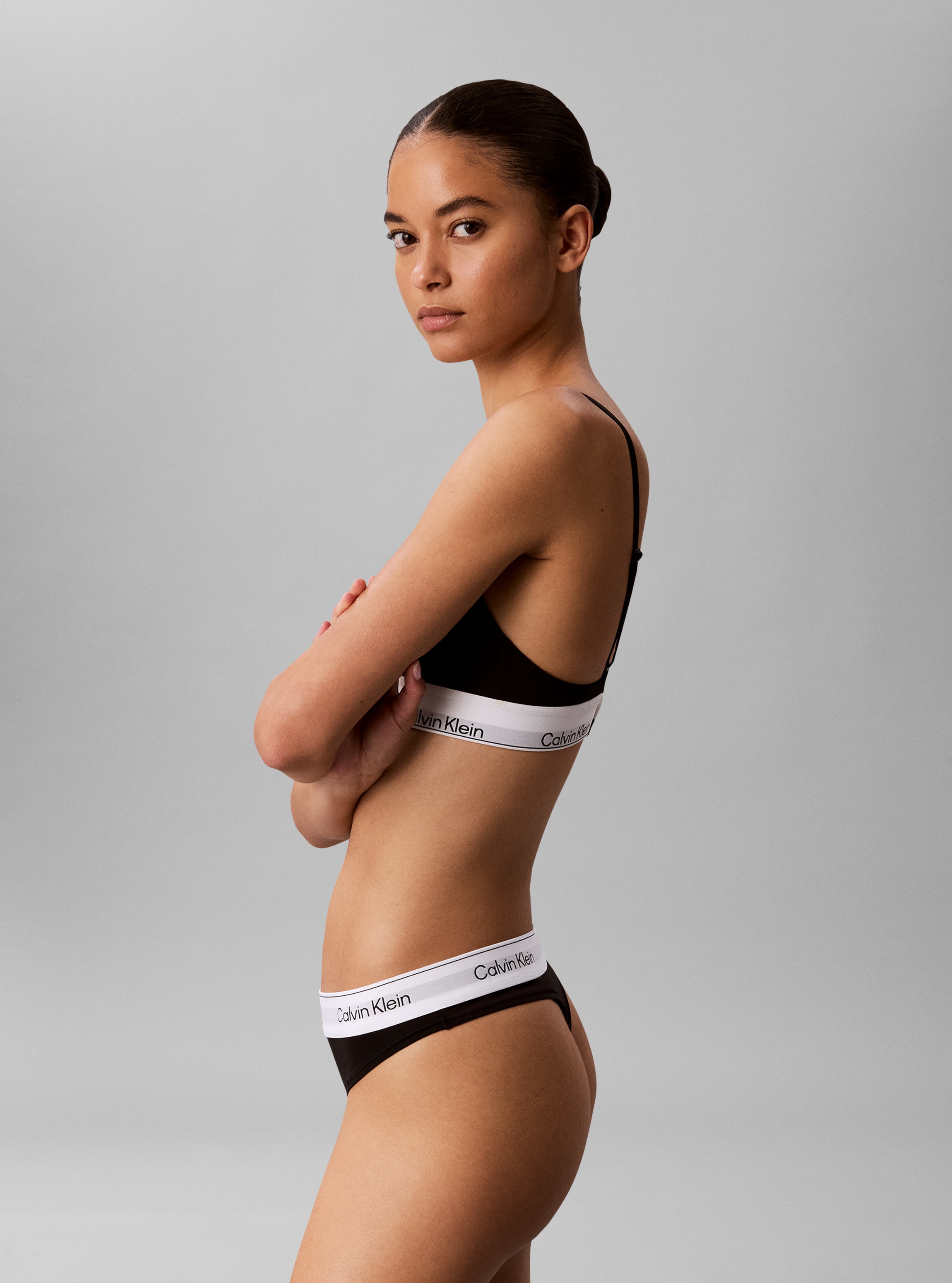 Calvin Klein Underwear Tanga »THONG 2PK« Packung, 2er-Pack,  Körpernahe Passform mit elastischem Bund