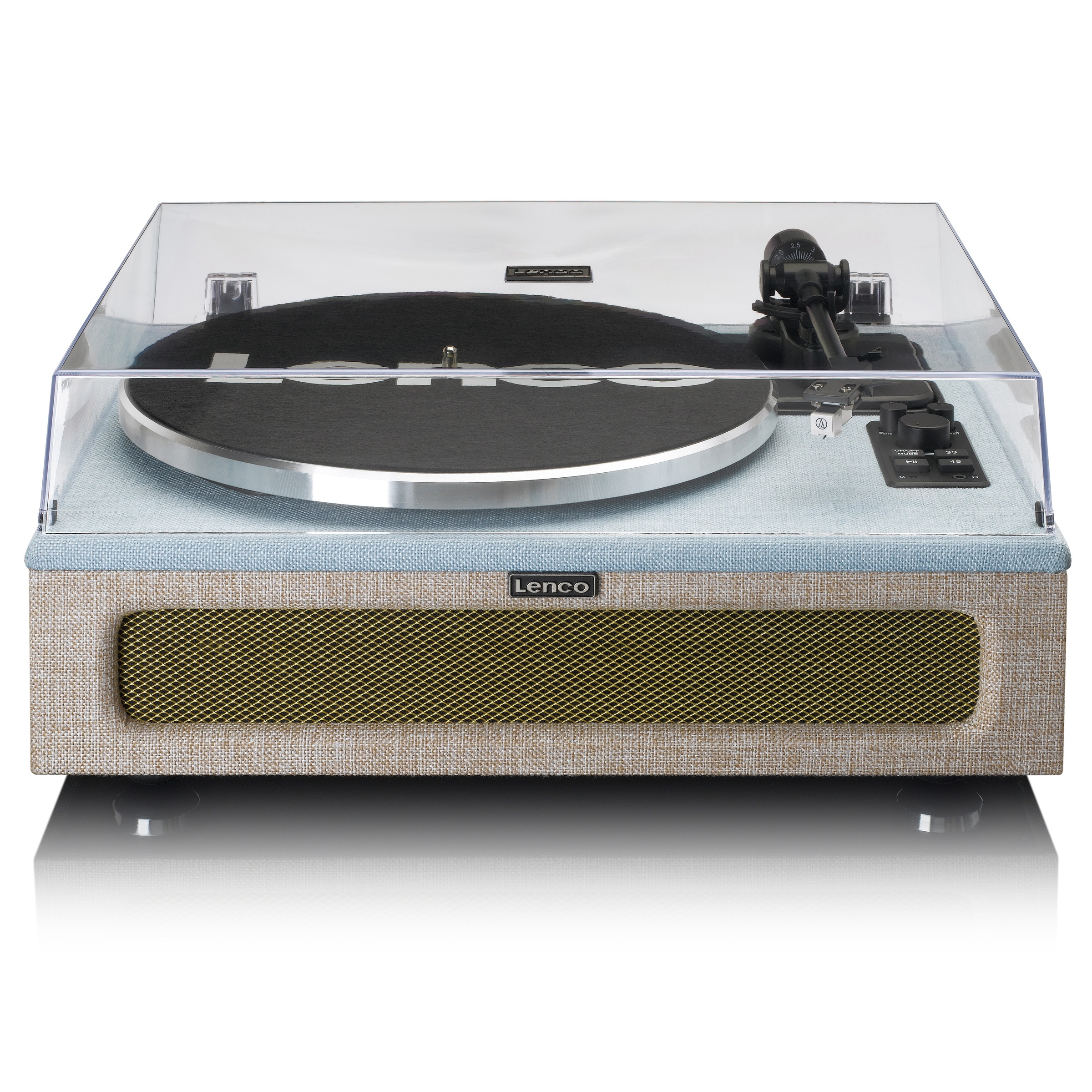 Lenco Plattenspieler »LS-440 blau/beige«, Lautsprecher integriert, Bluetooth