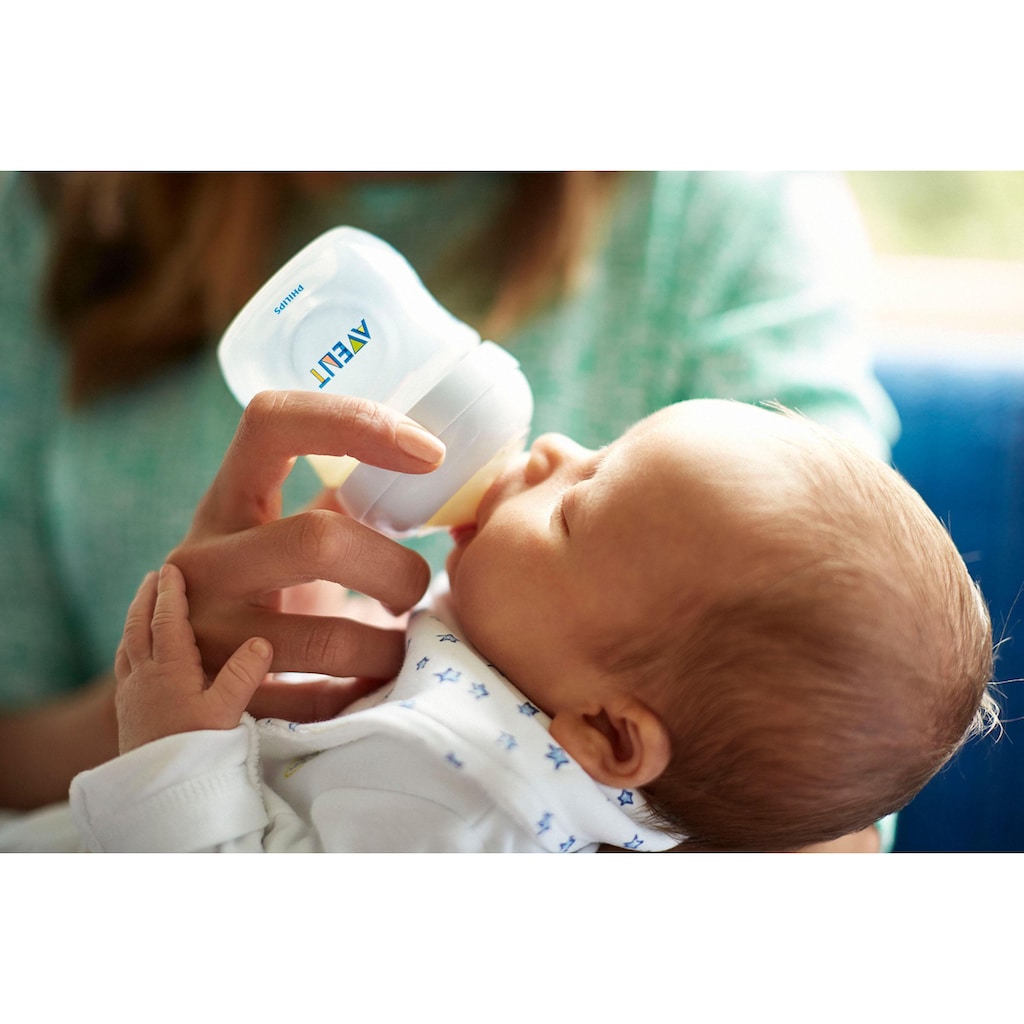 Philips AVENT Babyflasche »Natural Flasche SCF030/27«, (5 tlg., 2er-Pack)