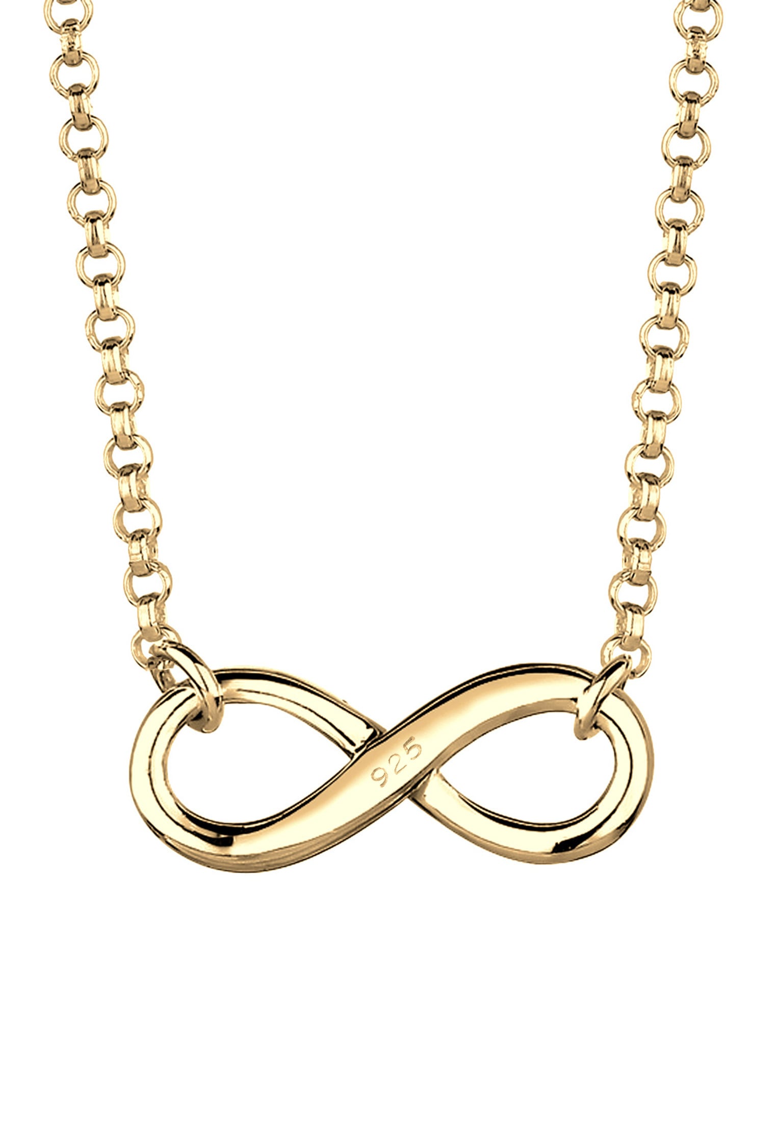 Elli Choker »Halskette Choker Infinity Symbol Unendlichkeit 925 Silber«
