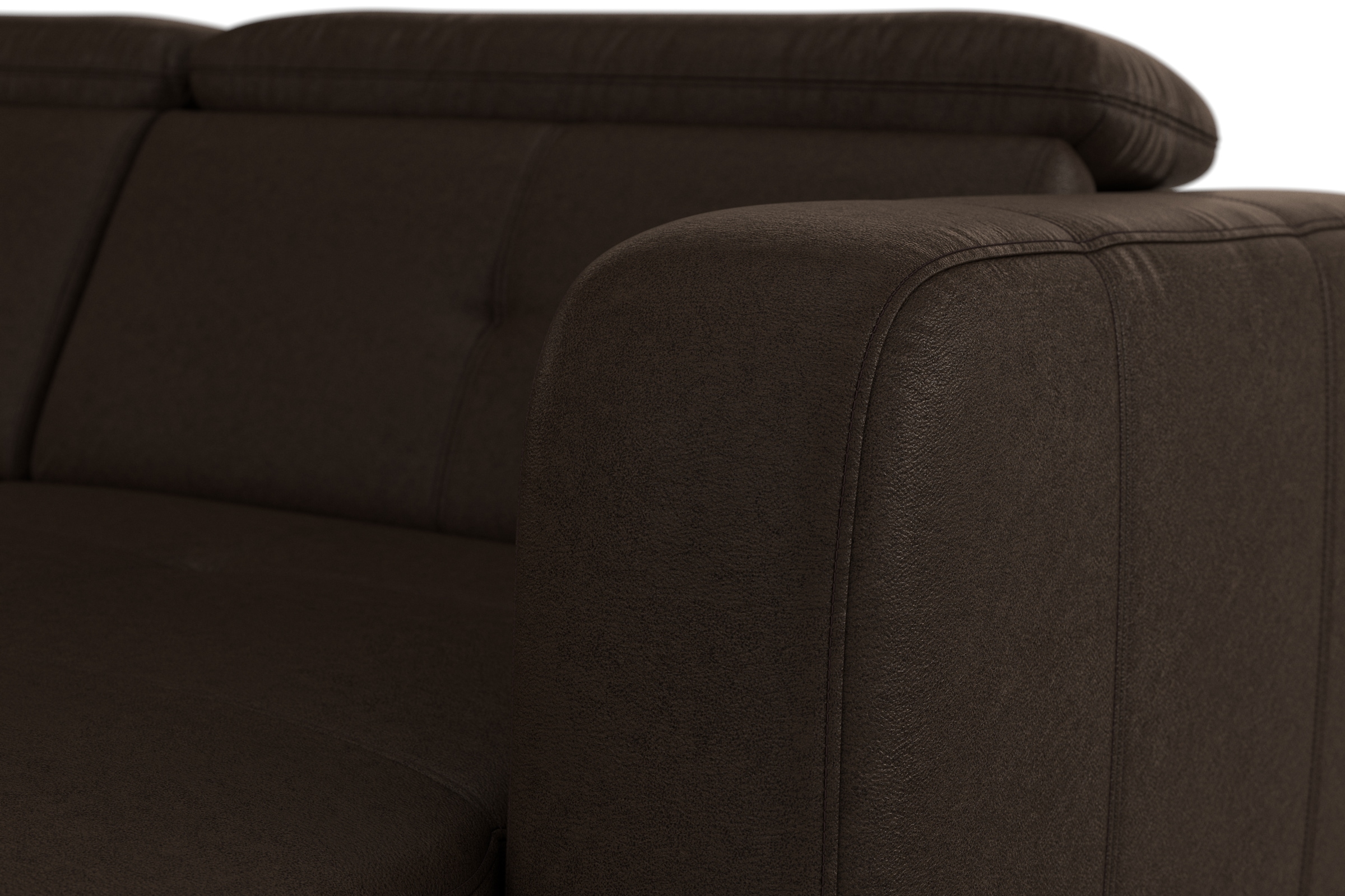 sit&more Wohnlandschaft »Belluci U-Form«, Kopfteilverstellung und Federkern, wahlweise mit Bettfunktion