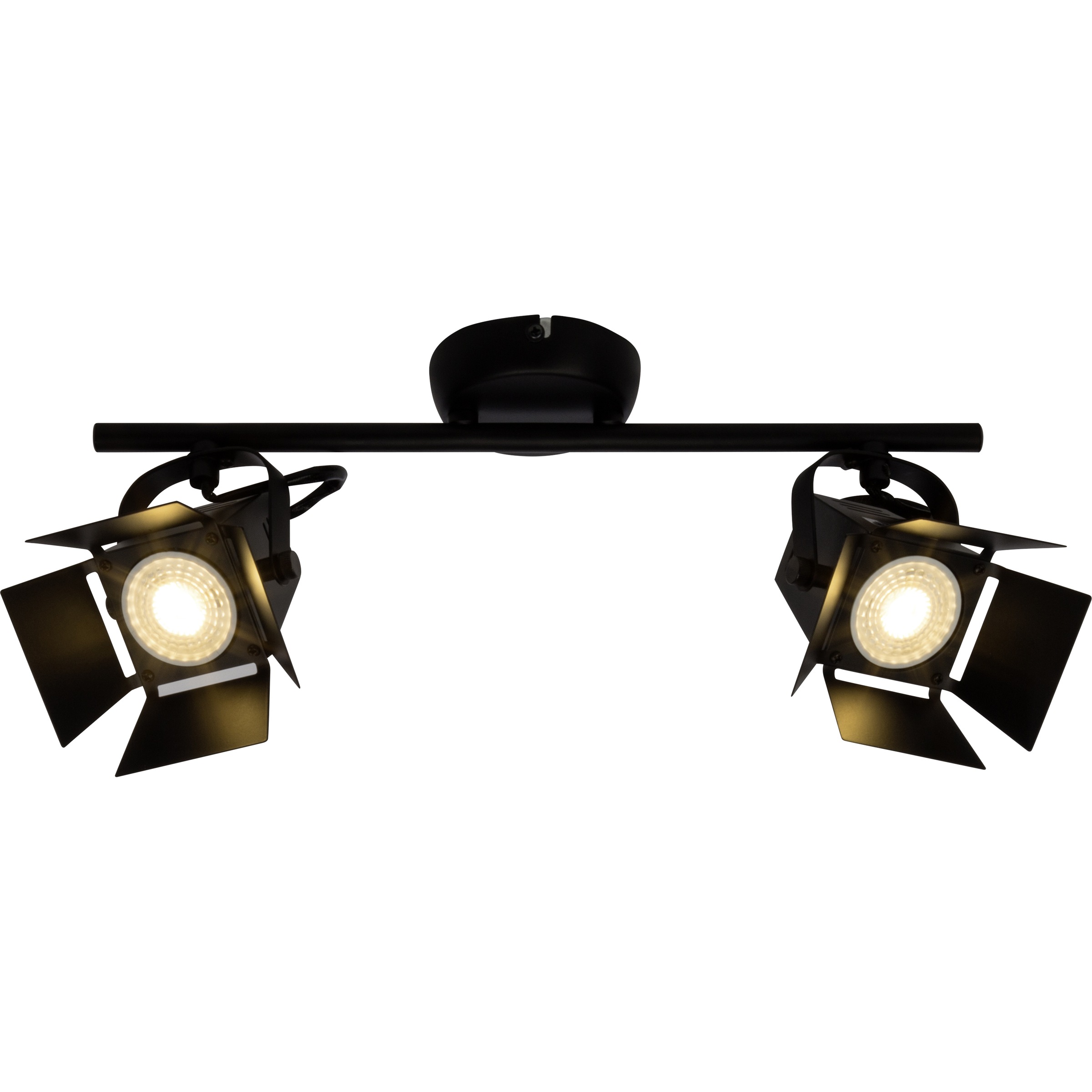Brilliant Leuchten Movie LED Spotrohr 2flg schwarz matt