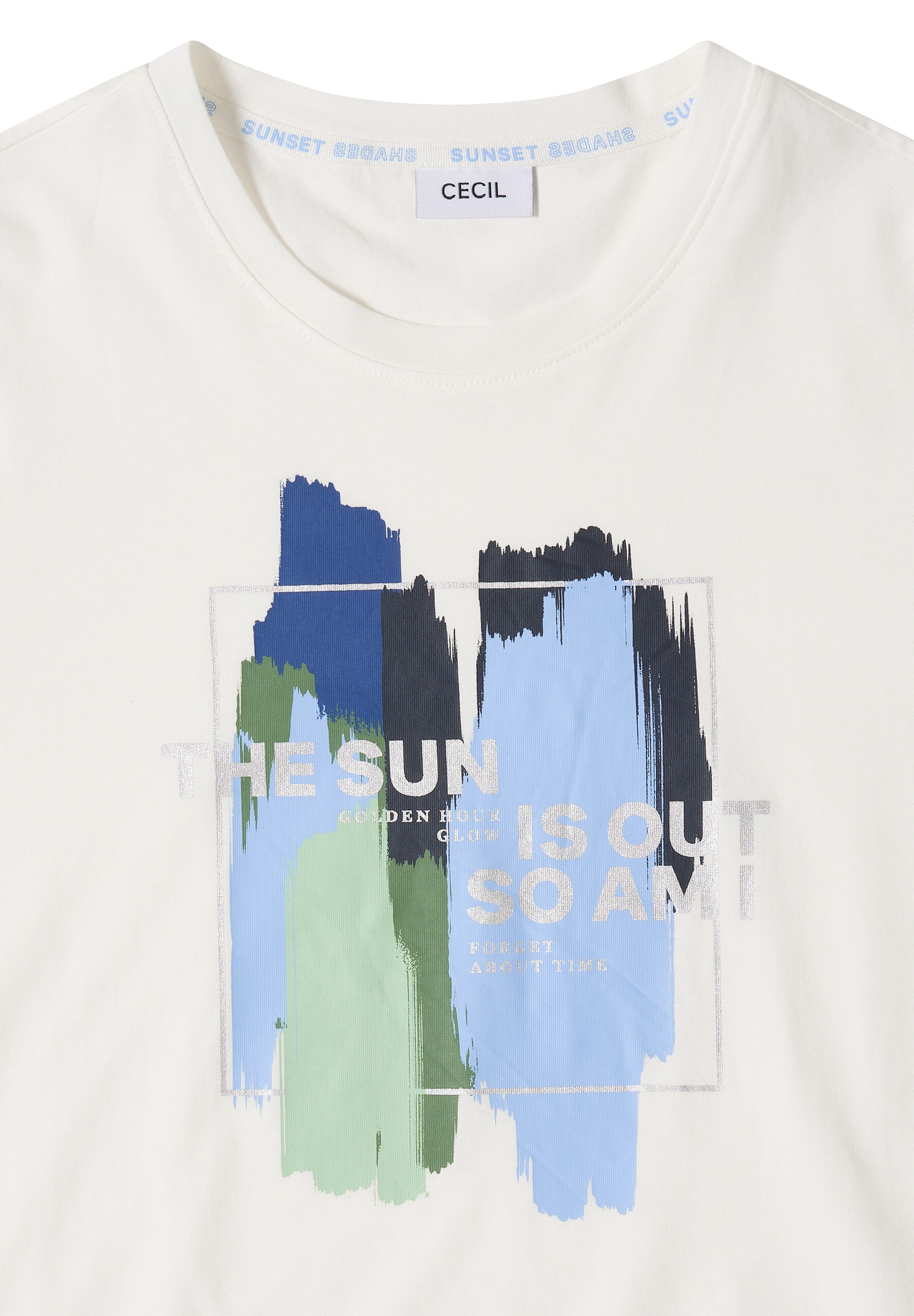 Cecil Kurzarmshirt Sommershirt mit Print