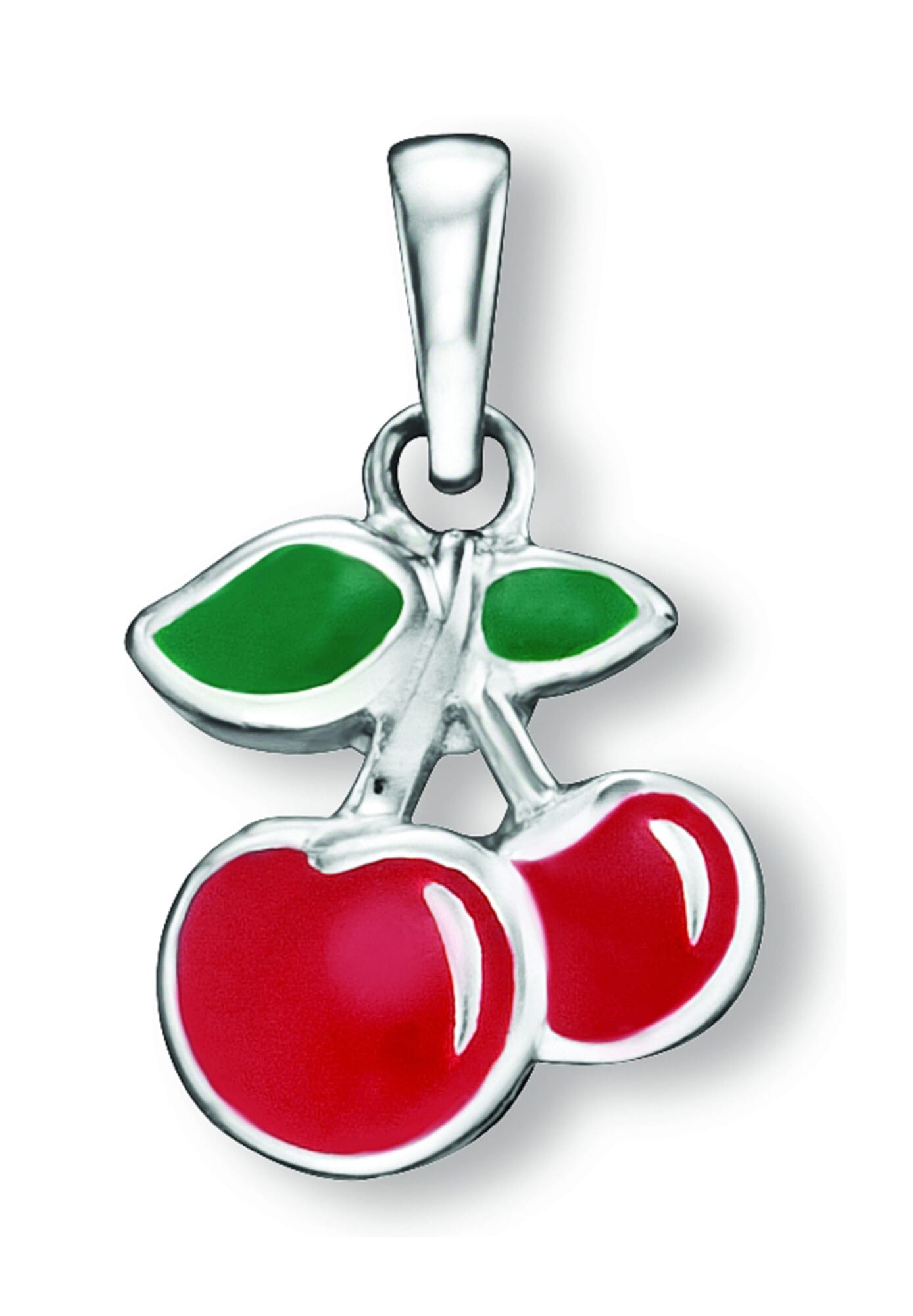 ONE ELEMENT Kettenanhänger »Kirsche Anhänger aus 925 Silber«, Natur