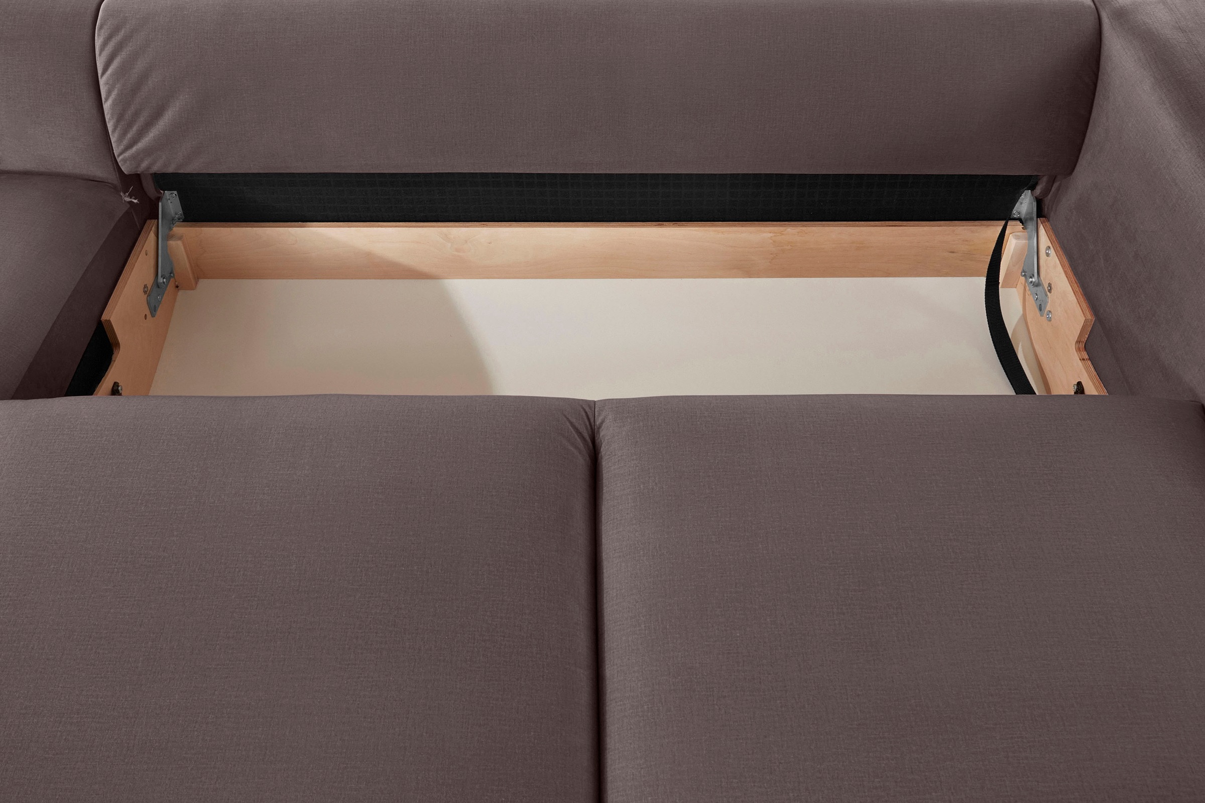 INOSIGN Ecksofa »Lumber Jack, elegant und bequem, Breite 280, hoher Fuß, L-Form«, in moderner Optik