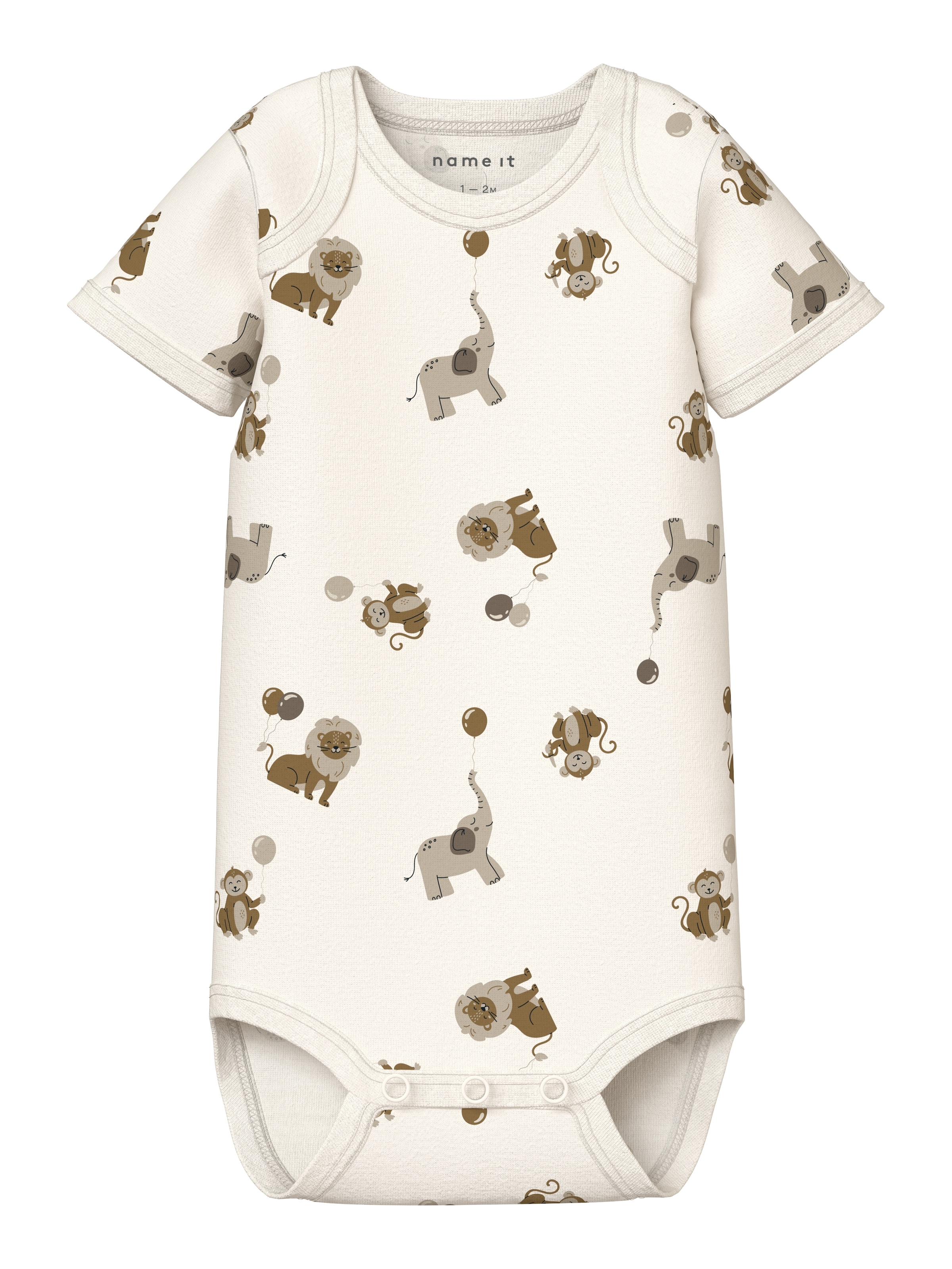 Name It Kurzarmbody »NBNBODY 3P SS ANIMAL NOOS« Packung, 3 tlg.