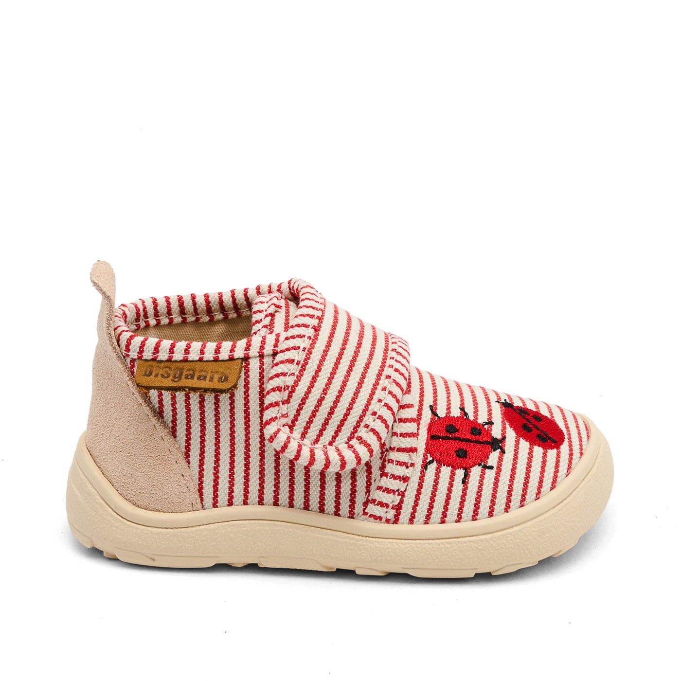 Bisgaard Hausschuh »barefoot basic«  Klettschuh mit Stickerei, Größenschablone zum Download