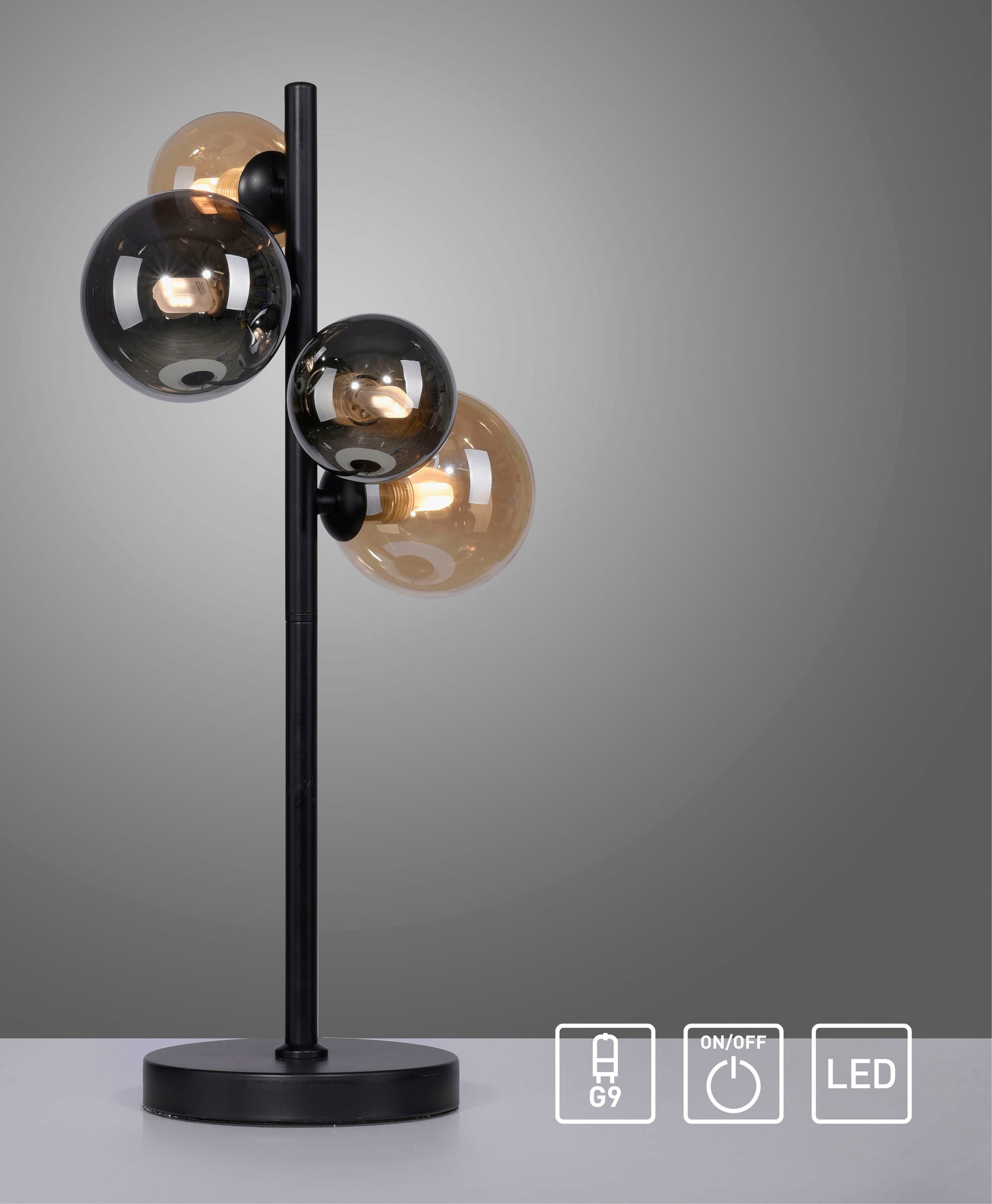 Paul Neuhaus Tischleuchte »POPSICLE«, 4 flammig, Leuchtmittel G9 | LED wechselbar
