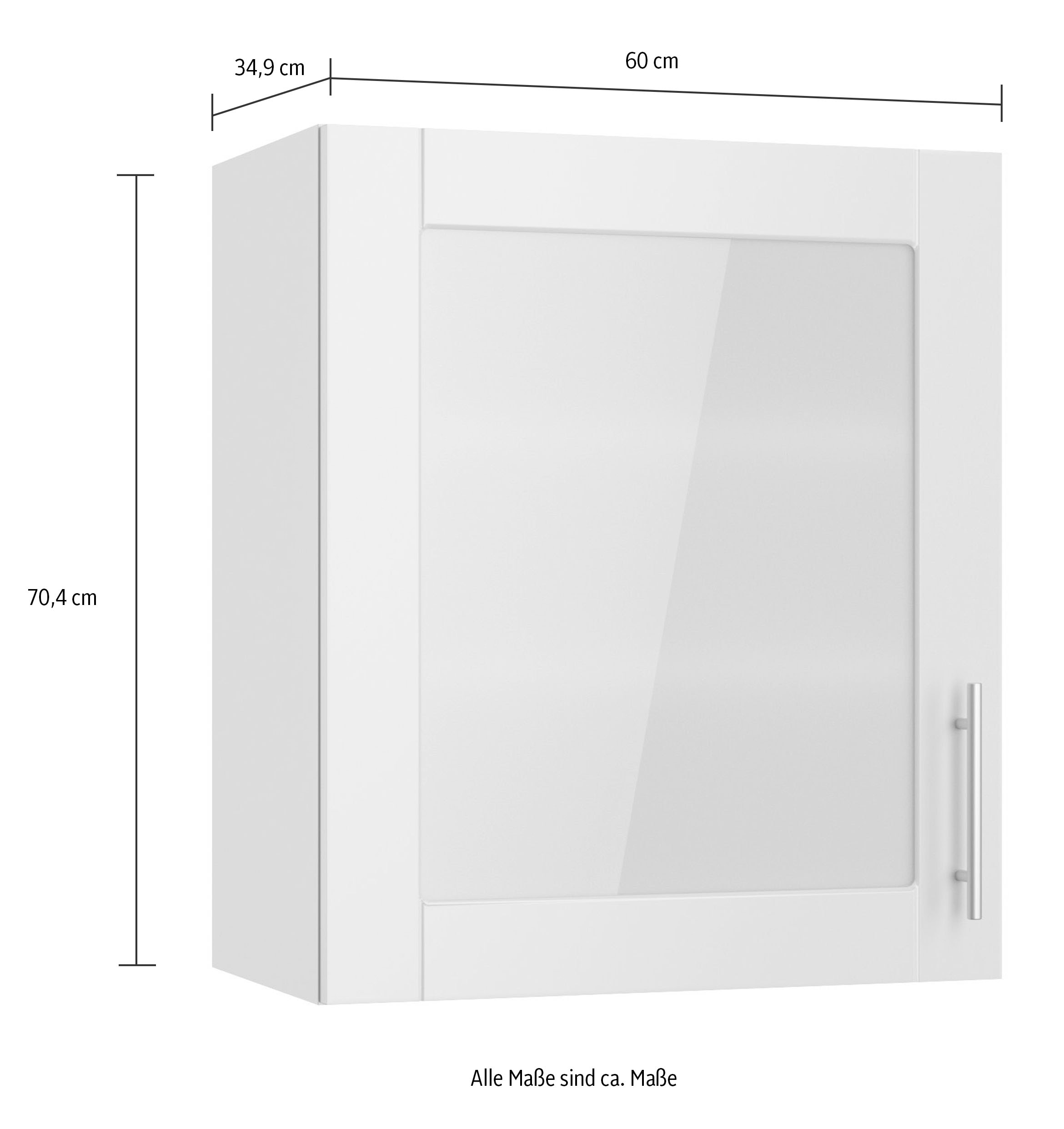 KOCHSTATION Glashängeschrank »KS-Ahus«, Breite 60 cm