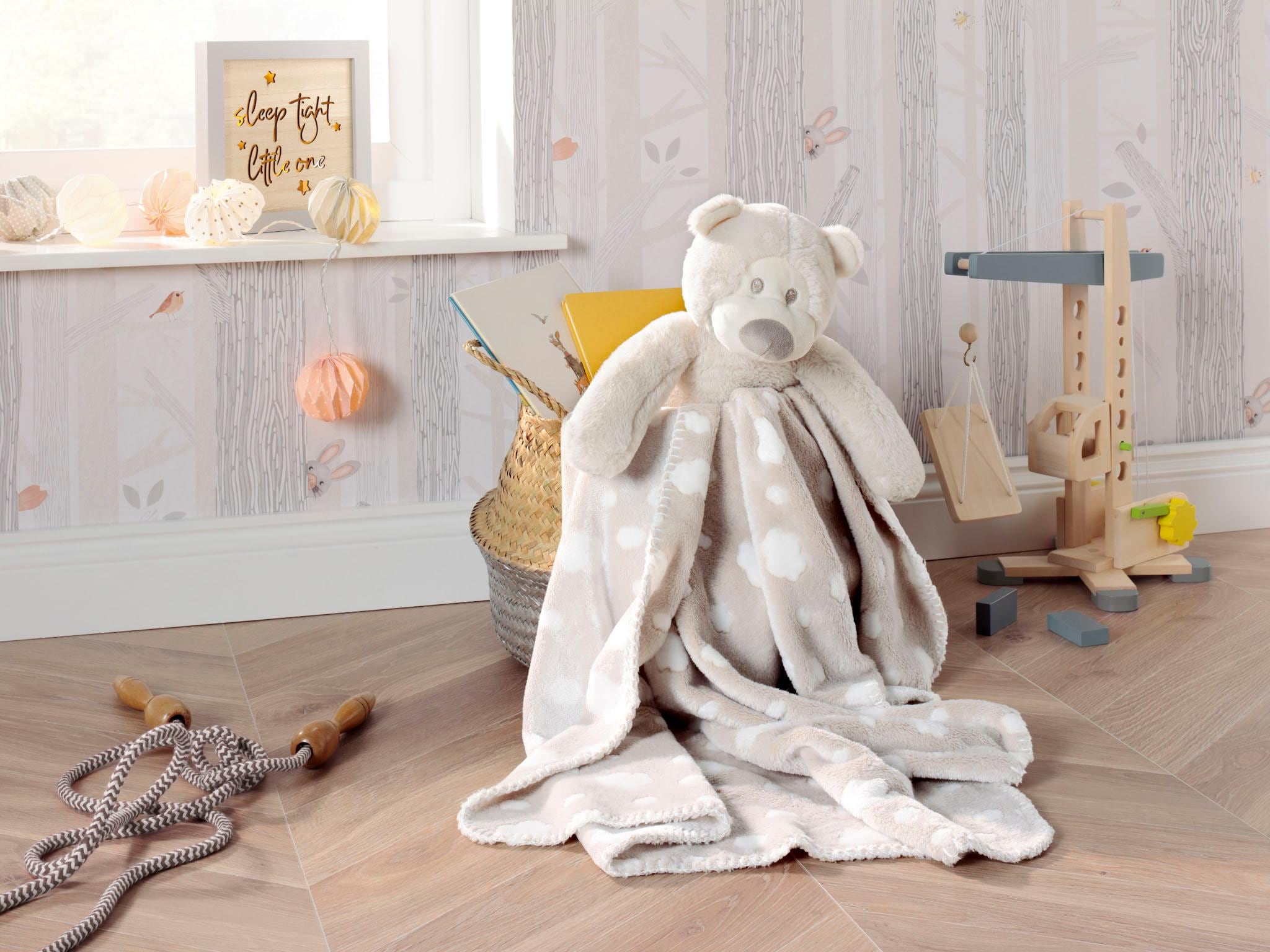 Biederlack Babydecke »Eisbär«, Kuscheldecke