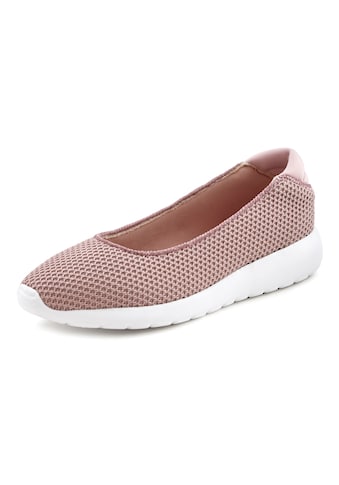 Ballerina, Freizeitschuh, Slipper, Halbschuh, Sneaker Slip-In, leichte Mesh-Optik