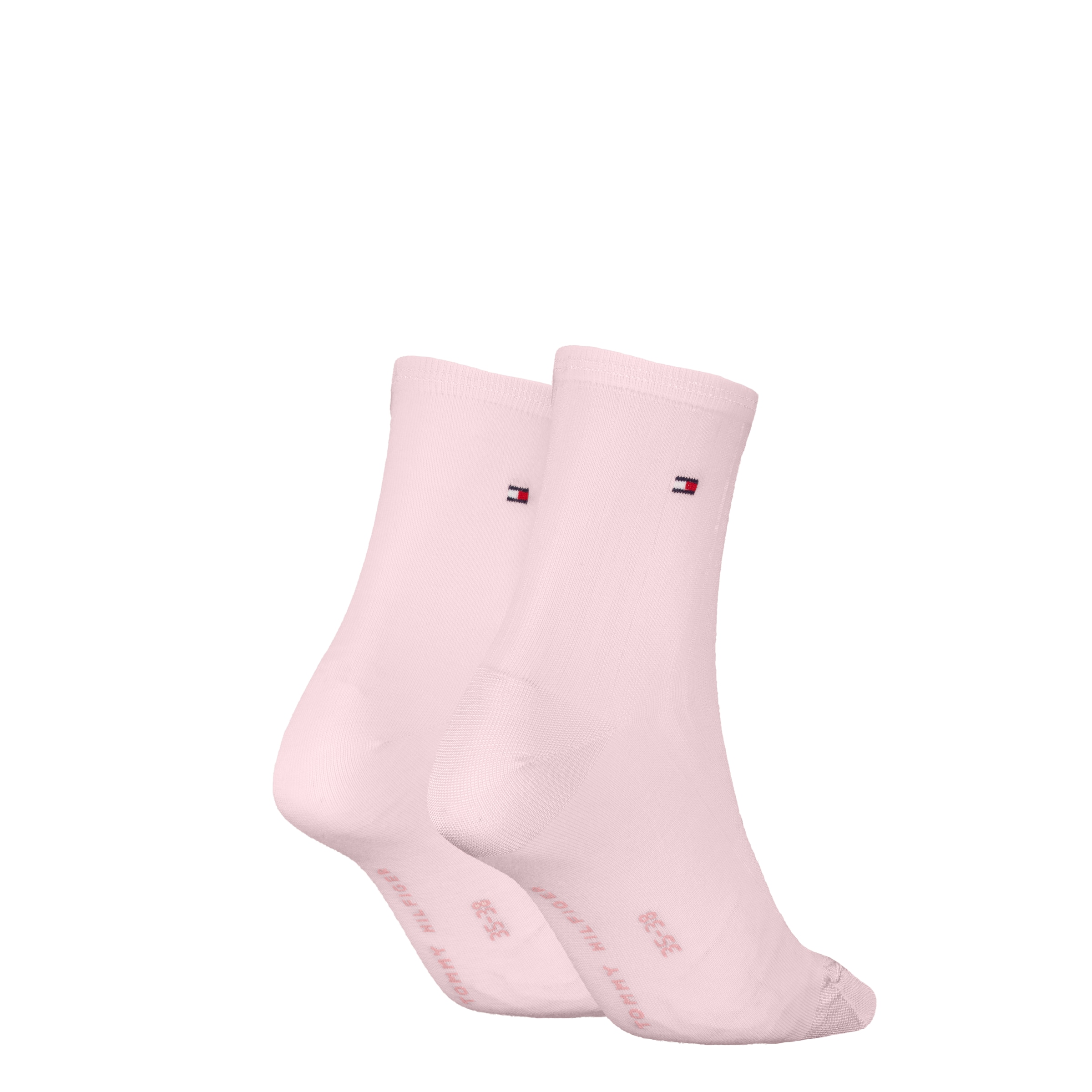 Tommy Hilfiger Kurzsocken »TH WOMEN SHORT SOCK 2P SHINE« 2 Paar,  mit feinem Rippendetail