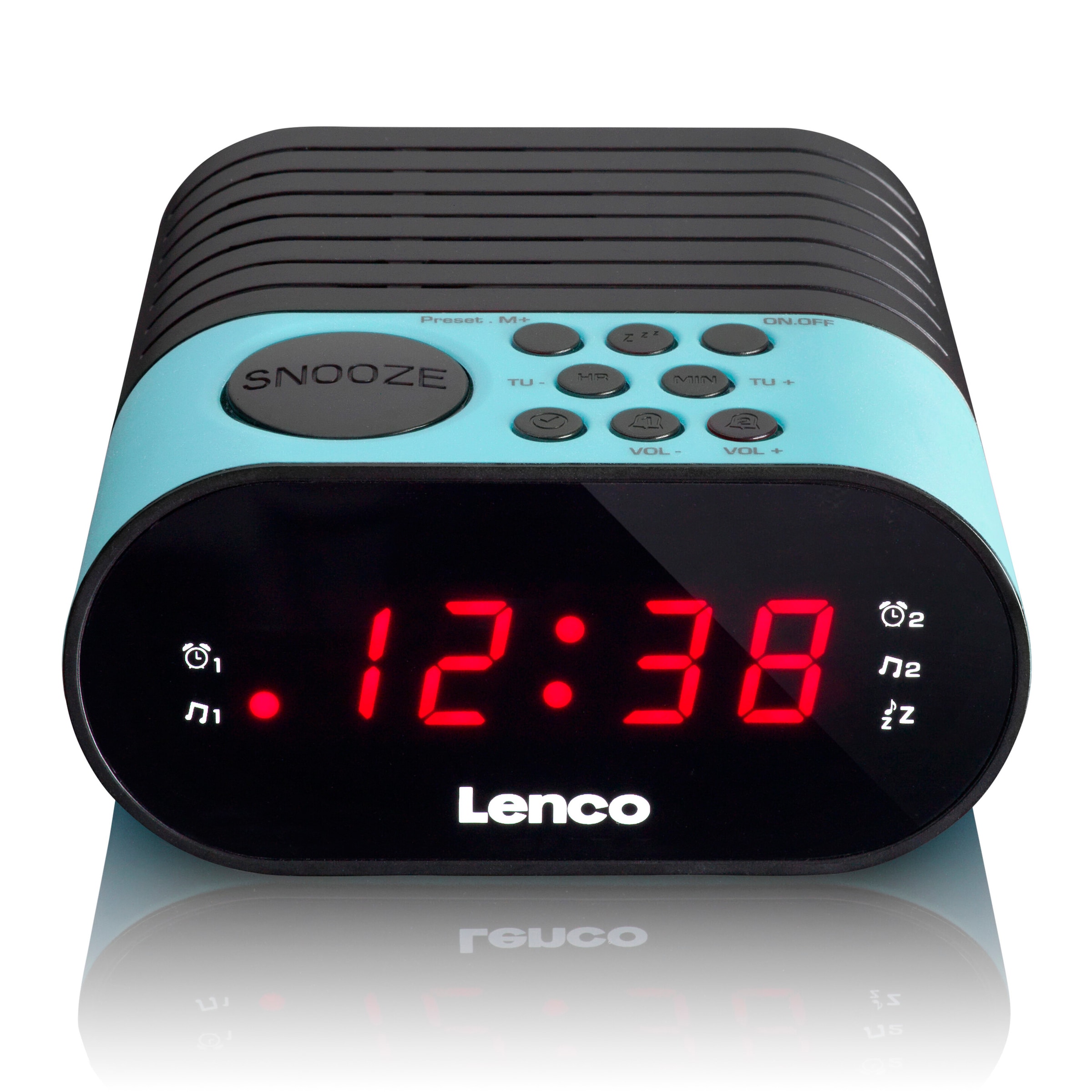 Lenco Uhrenradio »CR-07 blue«