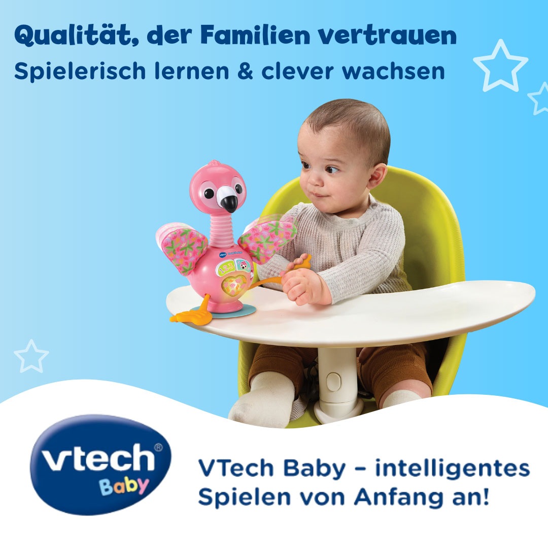 Vtech® Lernspielzeug »Vtech Baby, Wackel-Flamingo« mit Licht- und Sound