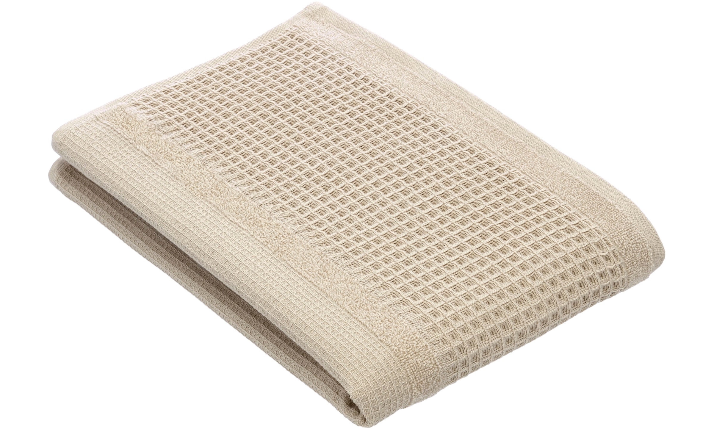Vossen Badetuch »Senses«, (1 St.), leichte Waffelstruktur