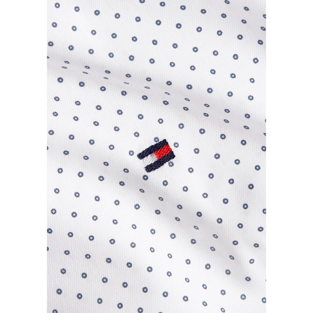 Tommy Hilfiger TAILORED Langarmhemd »CL TWO TONE DOT PRINT RF SHIRT«