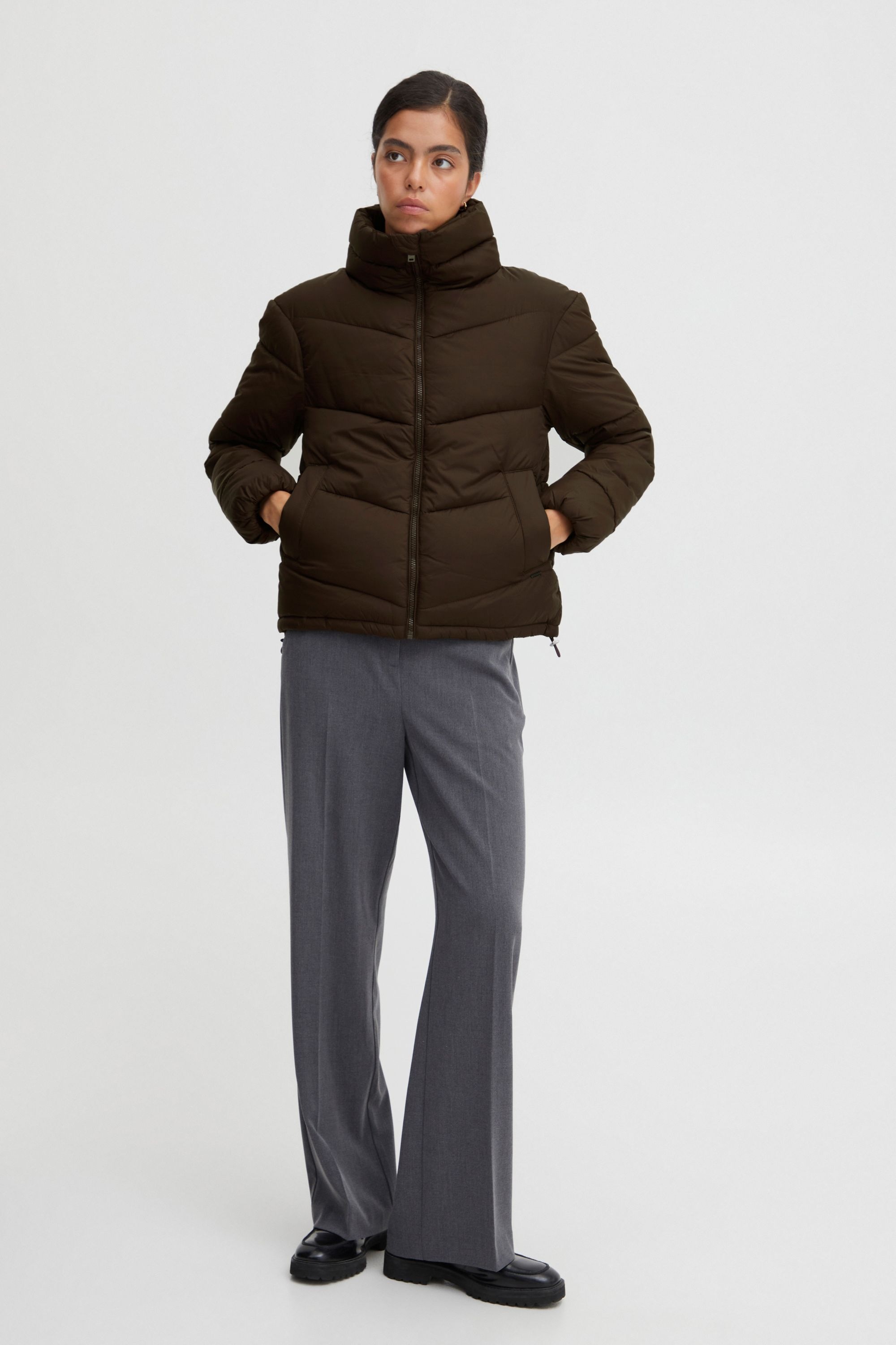 b.young Steppjacke »Steppjacke BYBomina«, ohne Kapuze