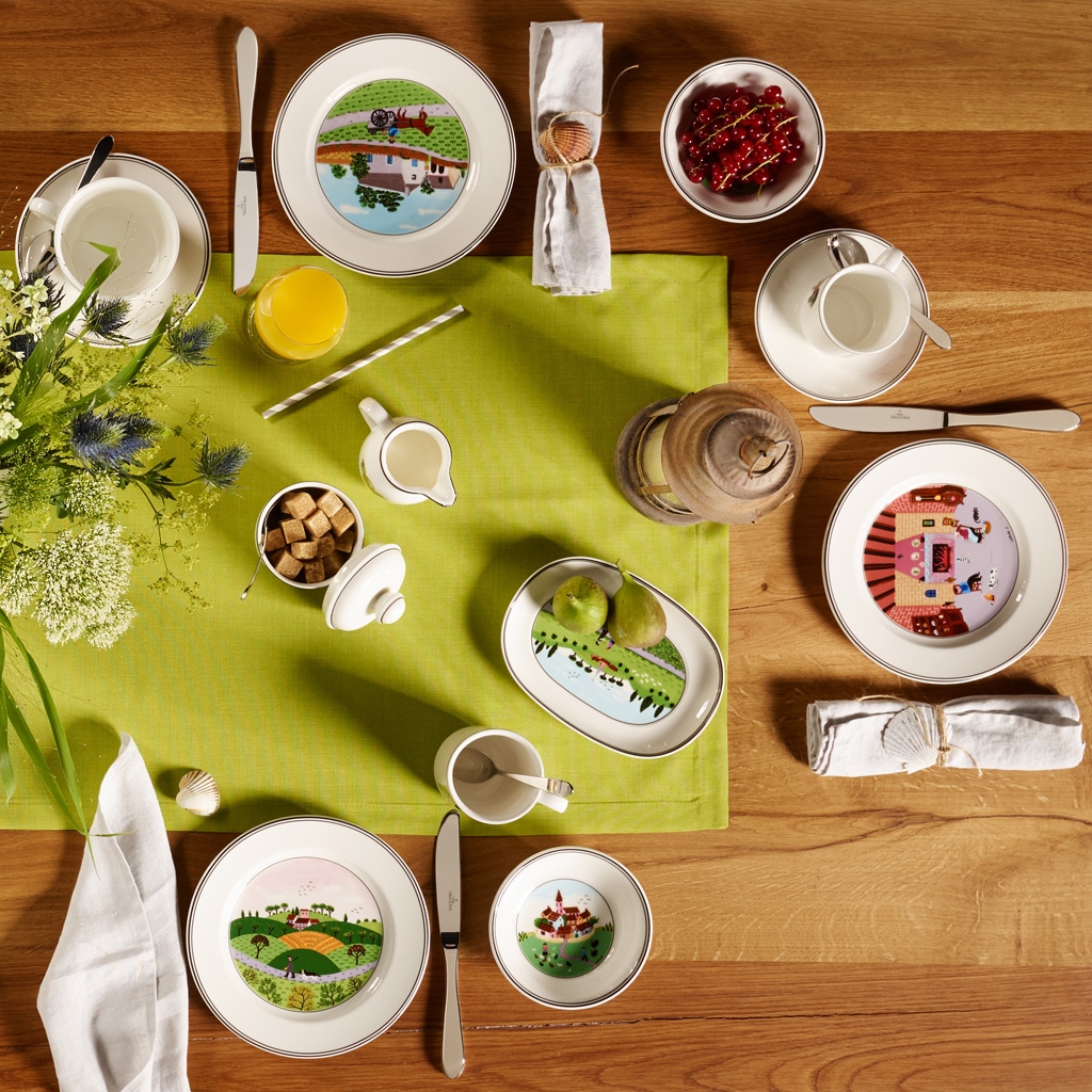 Villeroy & Boch Suppenteller »Suppenteller Kollektion Design Naif ø 21 cm 6er Set bunt«