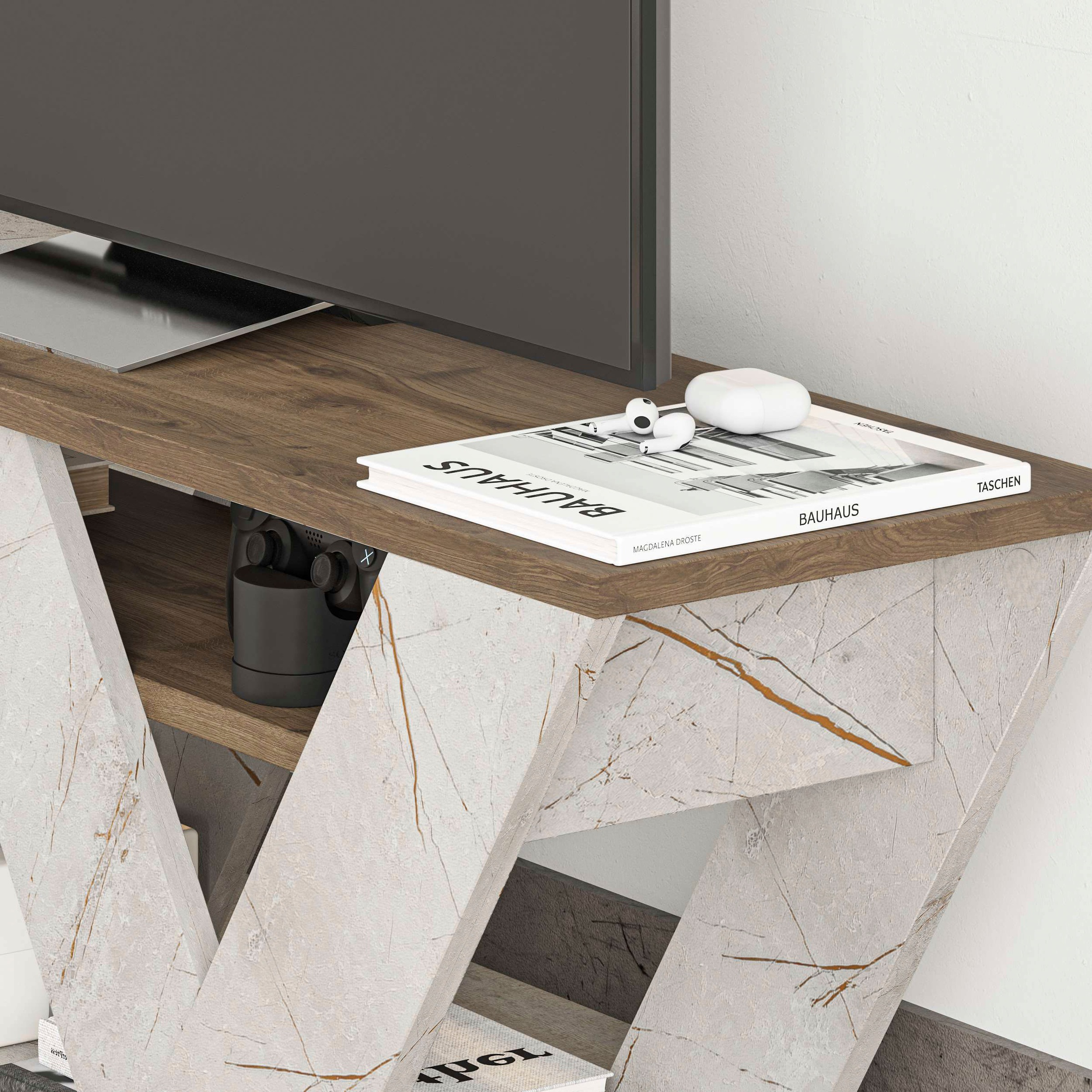 Decortie TV-Schrank »Thales TV Schrank«, (Packung), Einfache Montage,Platzsparend