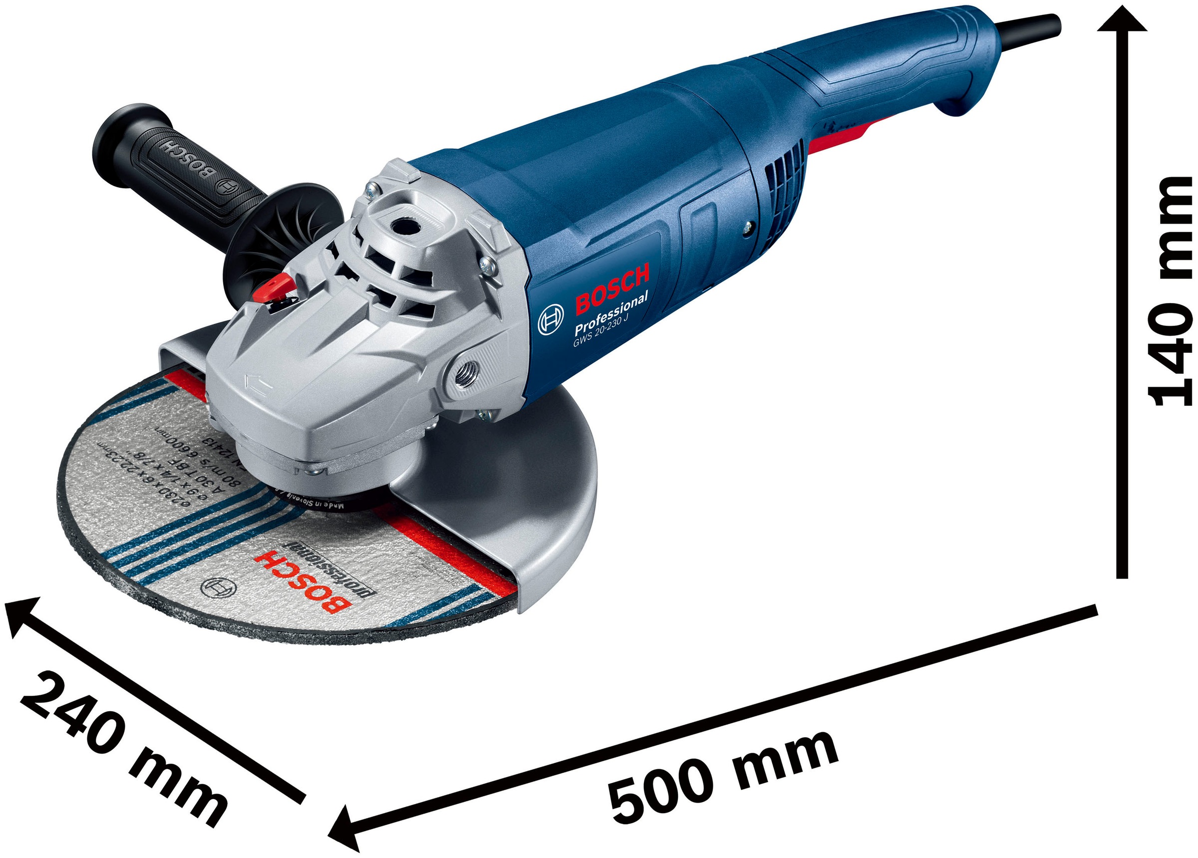 Bosch Professional Winkelschleifer »GWS 20-230 J«