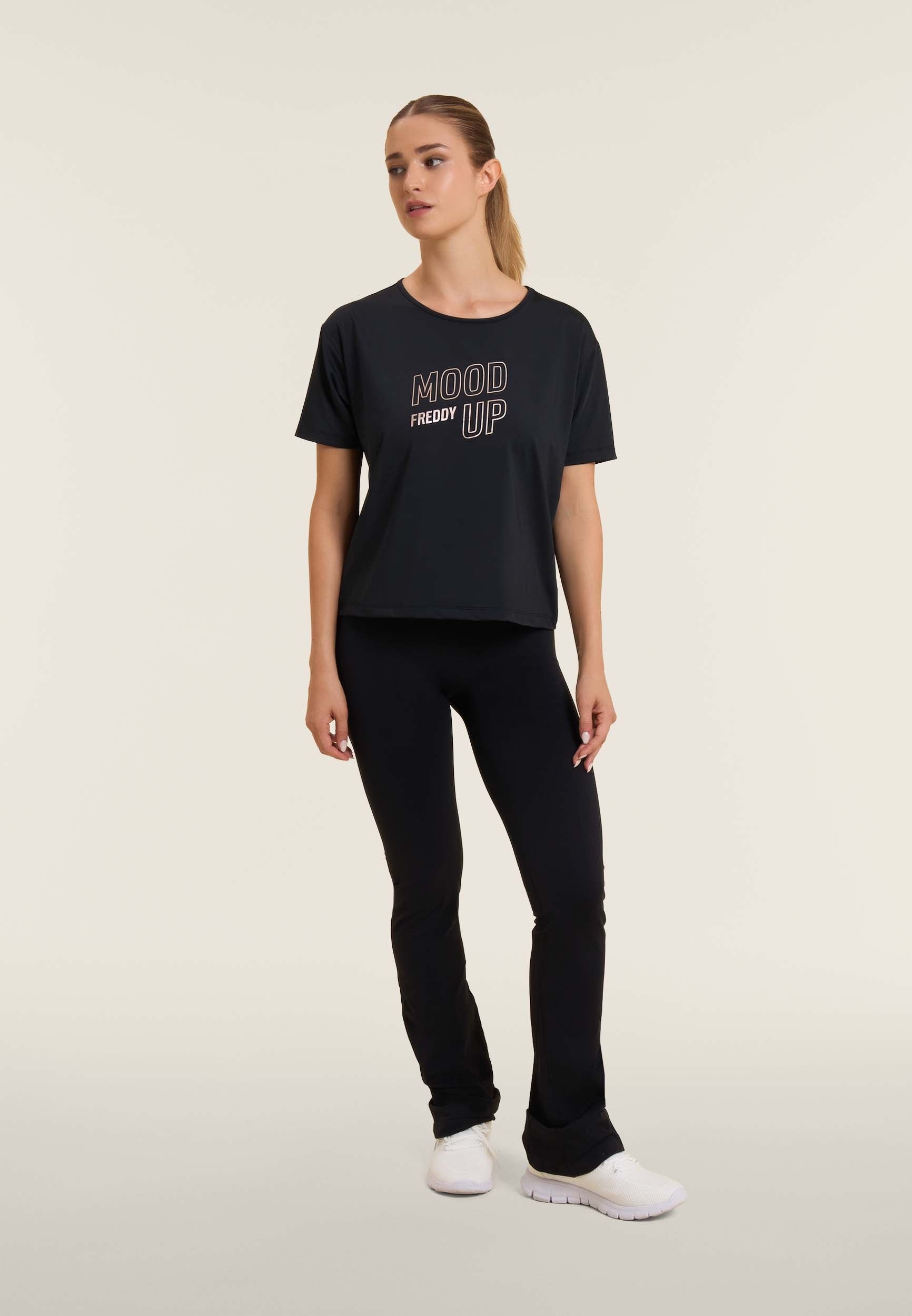 Freddy Rundhalsshirt »Sportshirt«, mit Aufdruck
