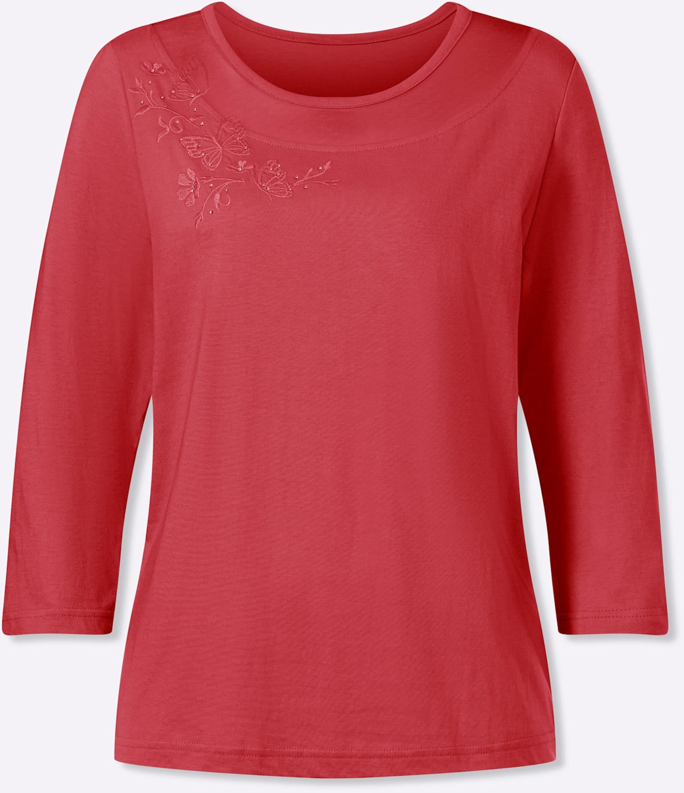 Lady 3/4-Arm-Shirt »Rundhals-Shirt« 1 tlg.