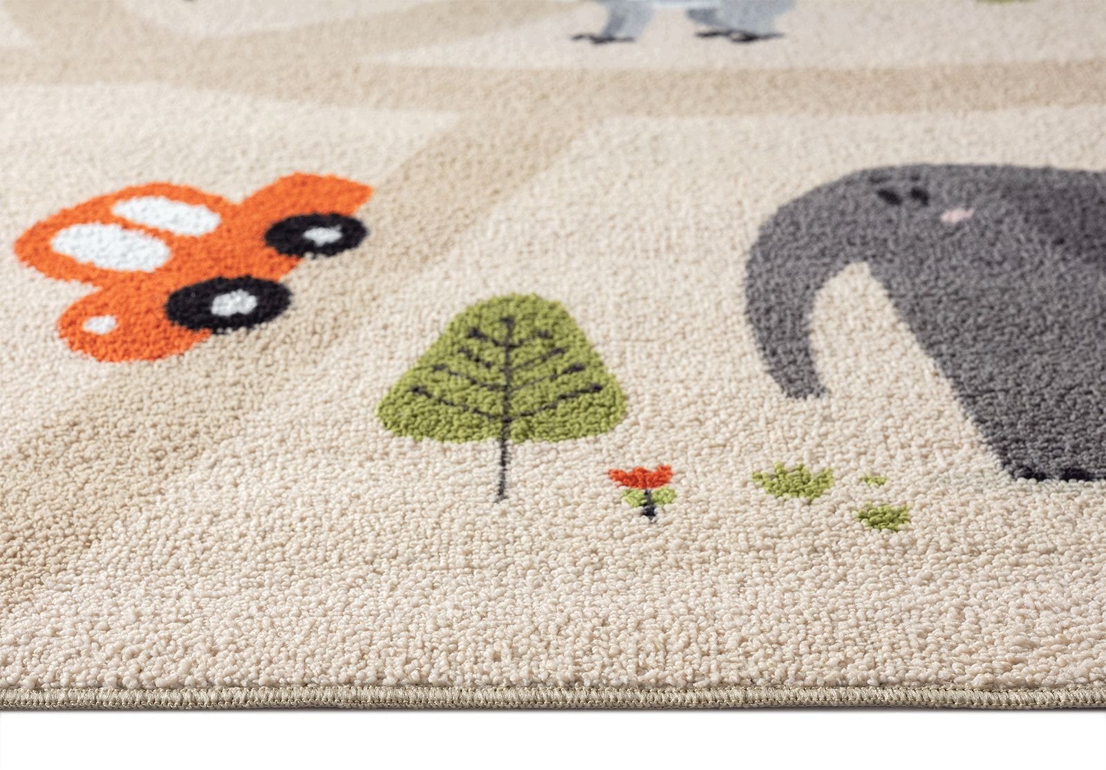 the carpet Teppich »Happy Life« rund 4 mm Höhe Life Kinderzimmer Teppich Spielteppich pflegeleicht