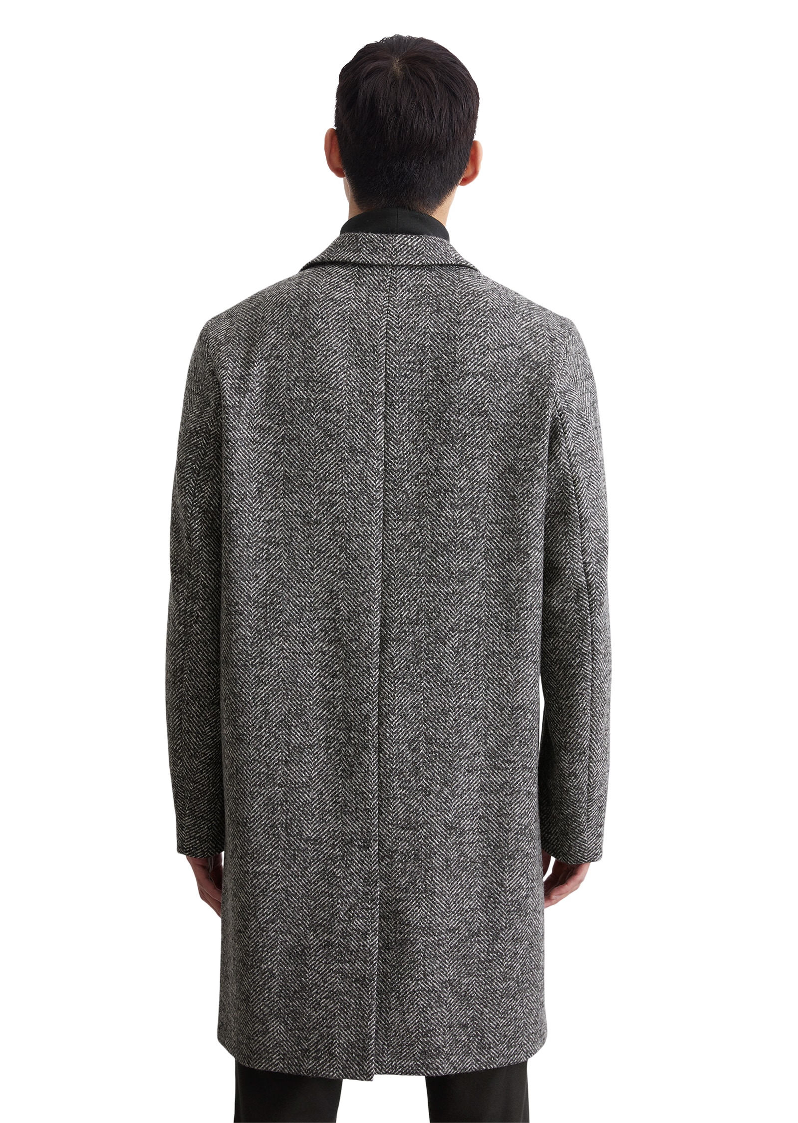 Marc O'Polo Langmantel, Herringbone-Muster