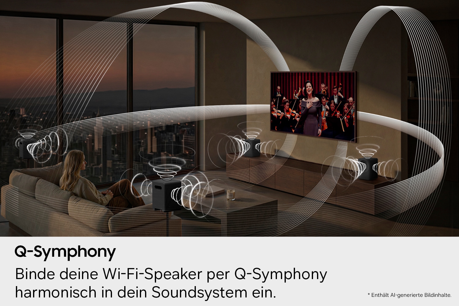 Samsung Bluetooth-Lautsprecher »Music Studio 7 LS70H« 3.1.1 (Bluetooth | WLAN (WiFi) App-Steuerung | Chromecast | Dolby Digital | Hi-Res | Nacht Modus | Sprachsteuerung )
