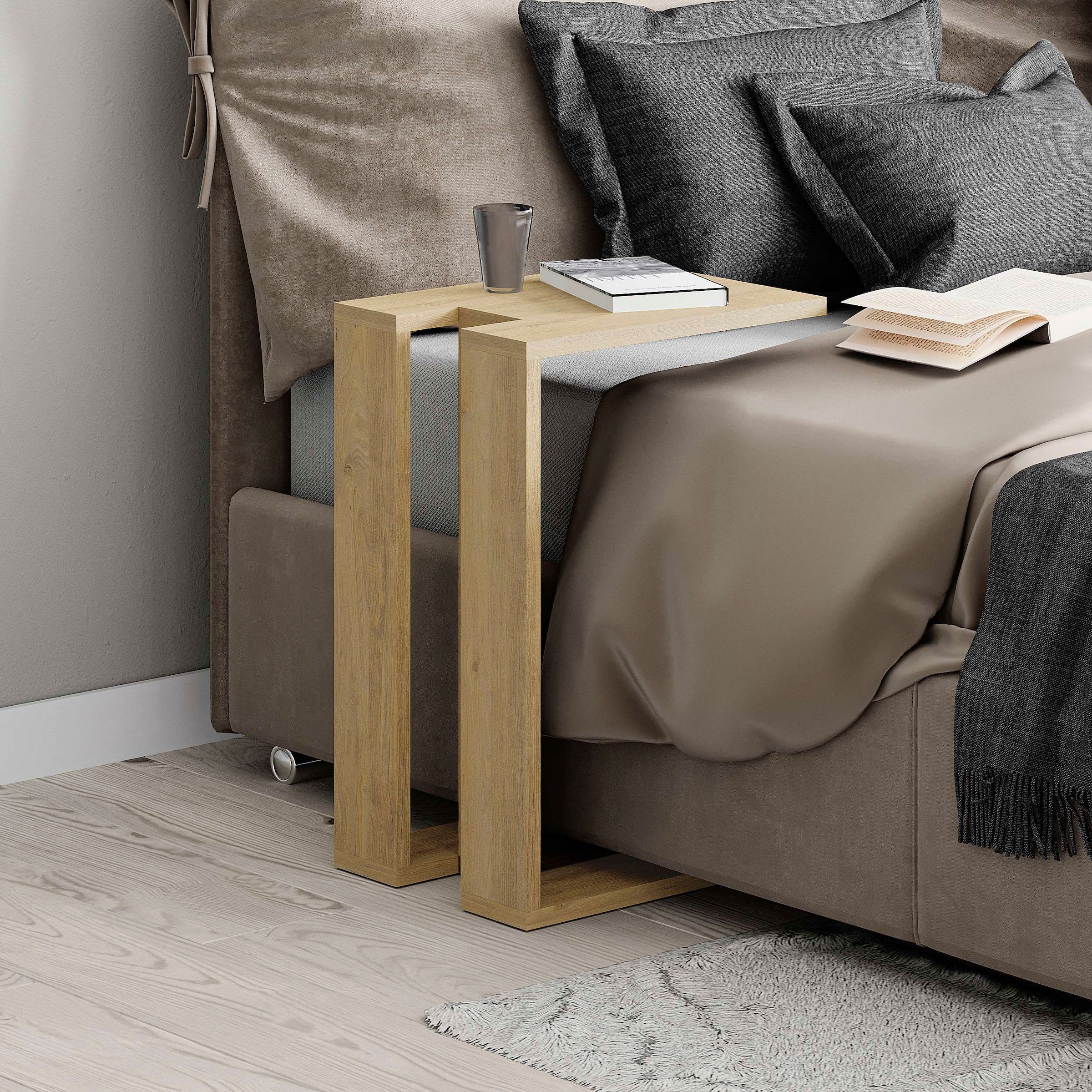 Decortie Beistelltisch »MUJU BEISTELLTISCH«, (Packung, 1 St.), Leichte Montage, Lagerung, Platzsparend