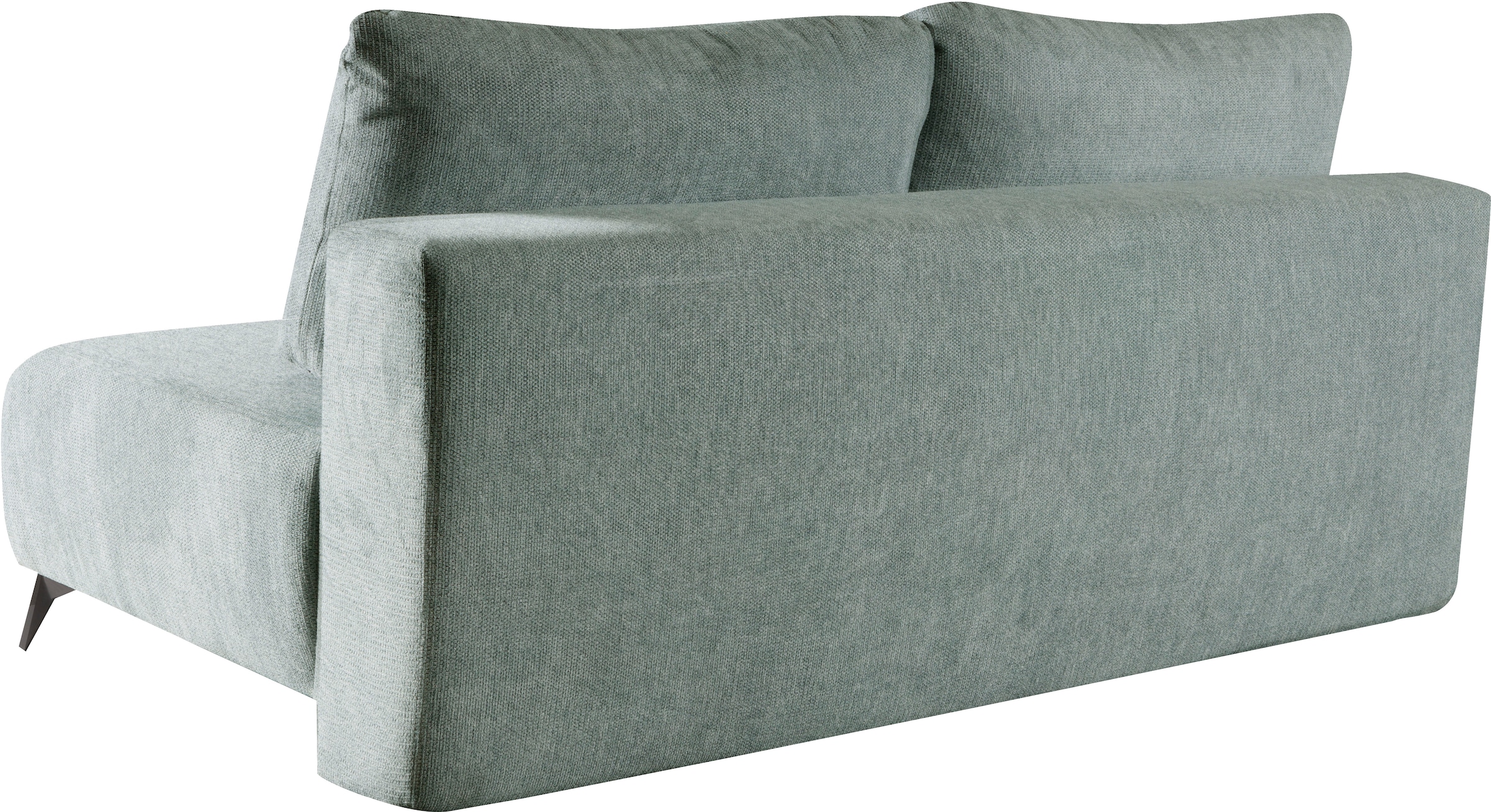 WERK2 Schlafsofa »Viktoria mit Komfortsitz- und Liegehöhe, Breite 200cm,« bequemes 2-Sitzer Schlafcouch mit Bettkasten